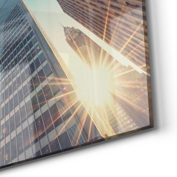 DEQORI Magnettafel 'Wall Street Wolkenkratzer', Whiteboard Pinnwand beschreibbar