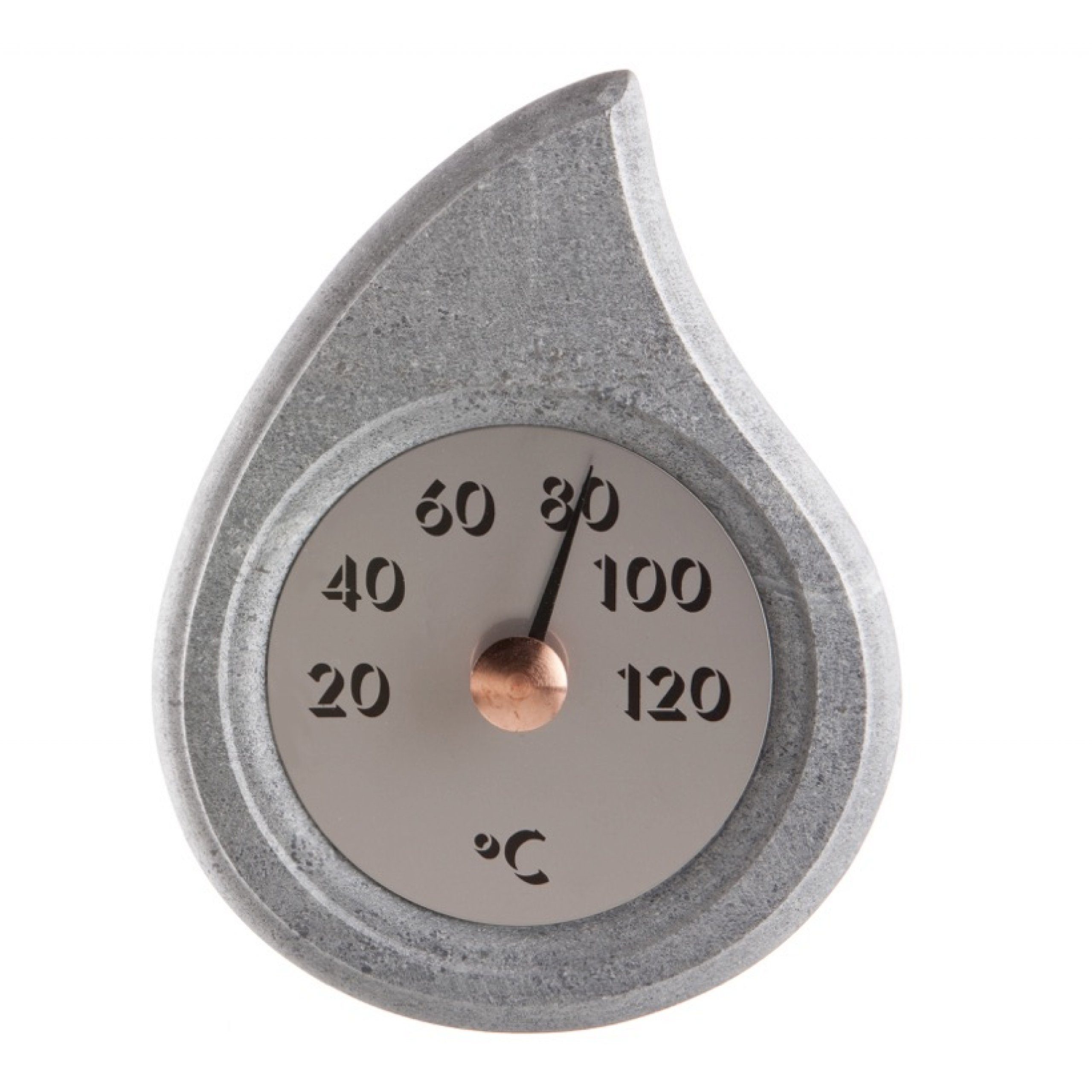 HUKKA Design Sauna-Sanduhr Hukka Design Pisarainen Thermometer aus Speckstein Saunathermometer