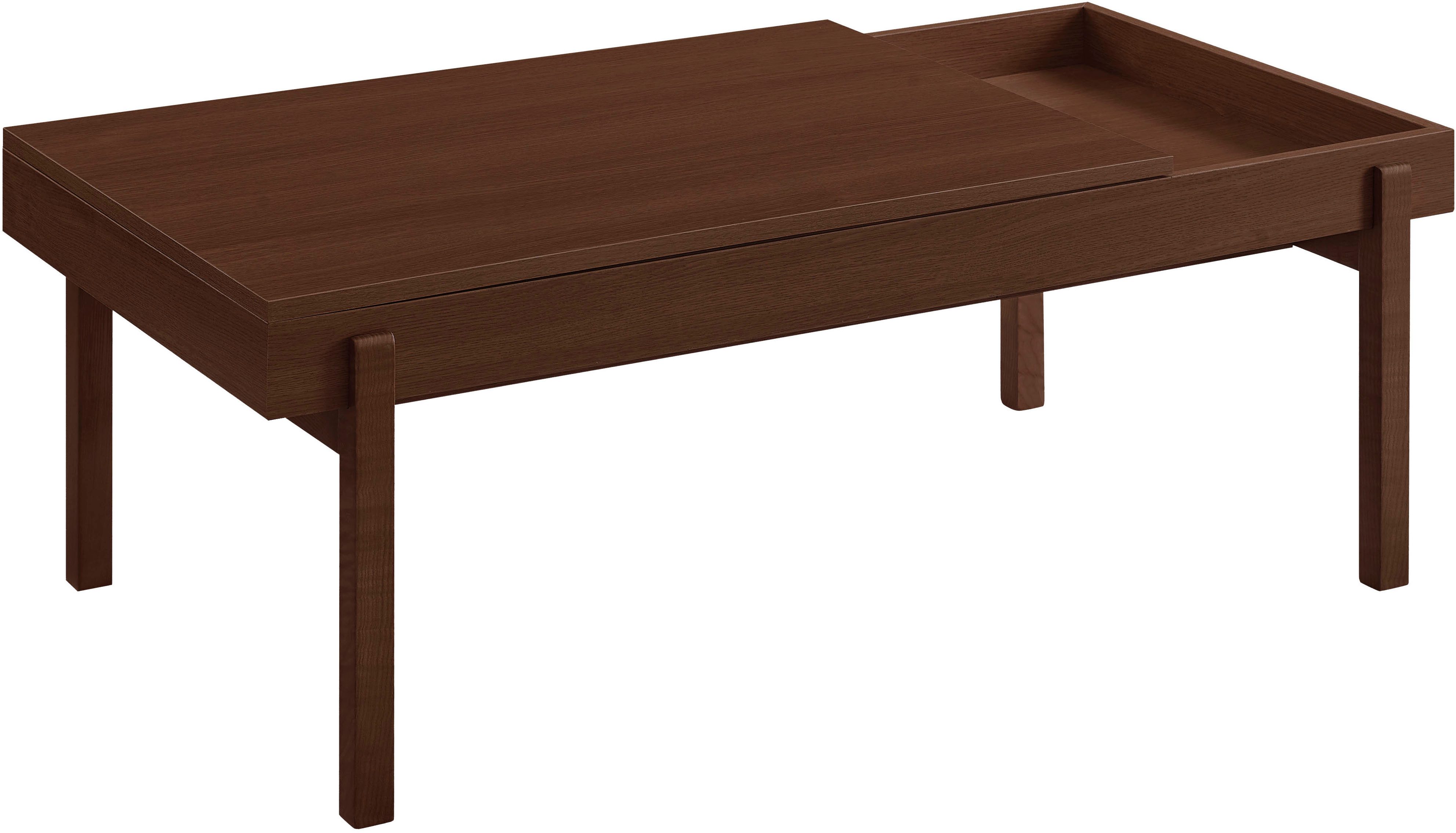 OTTO home Couchtisch Norwin, Melaminoberfläche und robustes Gestell aus Eschenholz