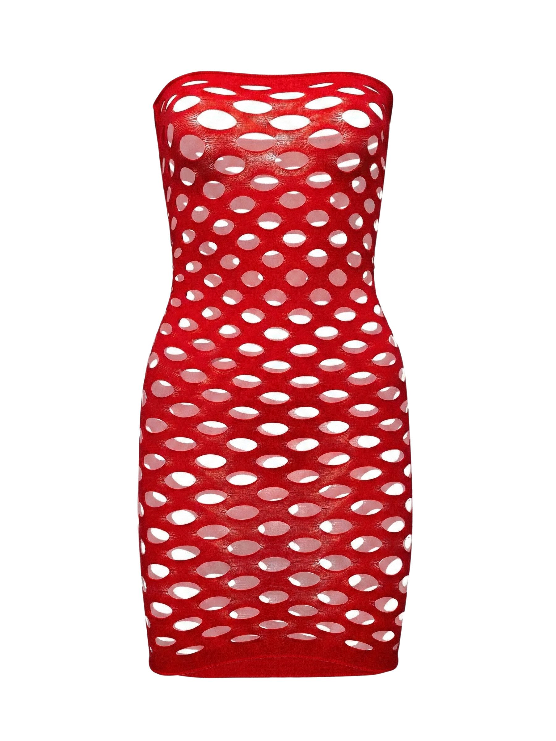 Elegant Love Netzkleid Nahtloses Damen Mesh-Minikleid – figurbetontes Desso günstig online kaufen