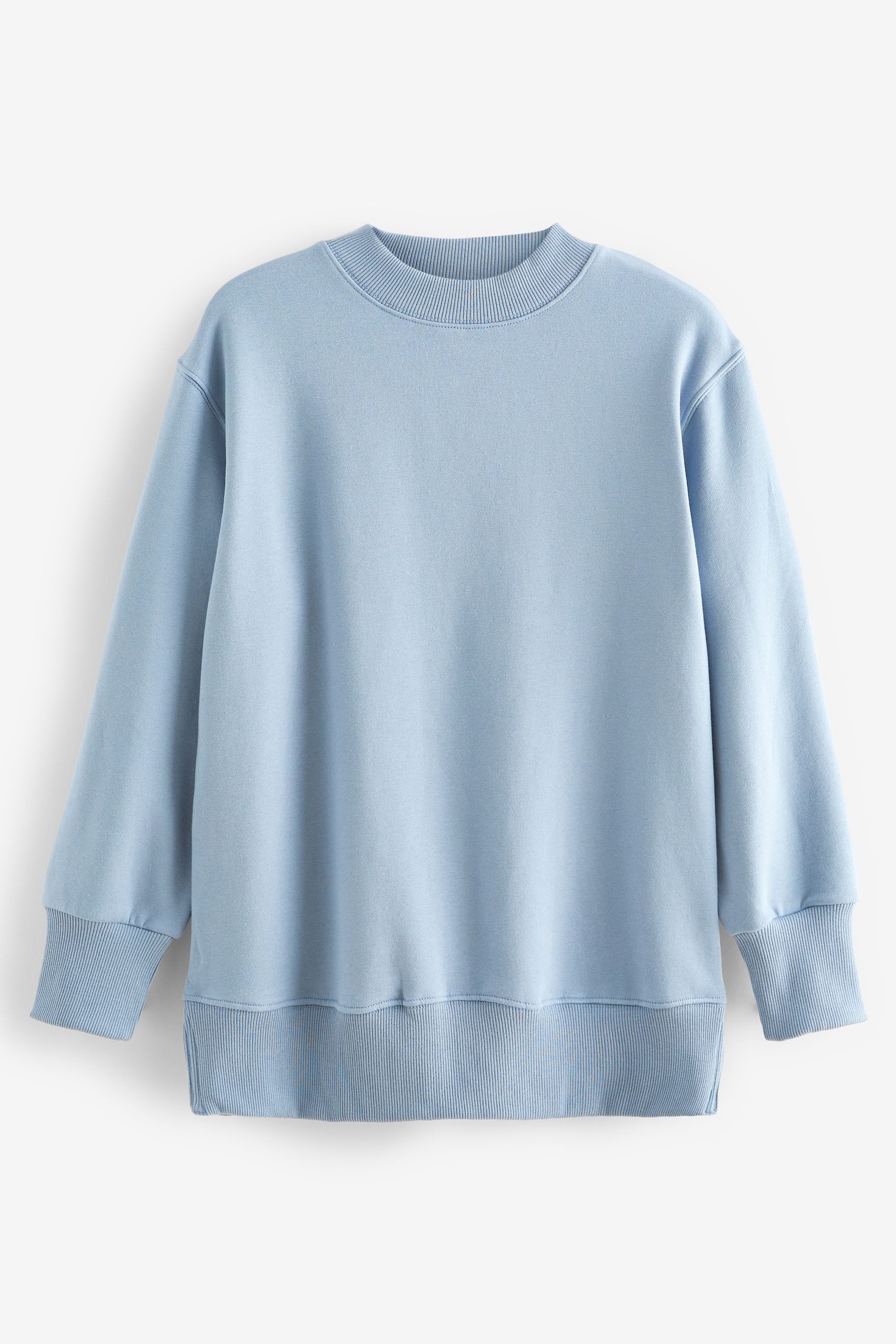 Next Longsweatshirt Angerautes Relaxed Fit Oversized-Sweatshirt günstig online kaufen