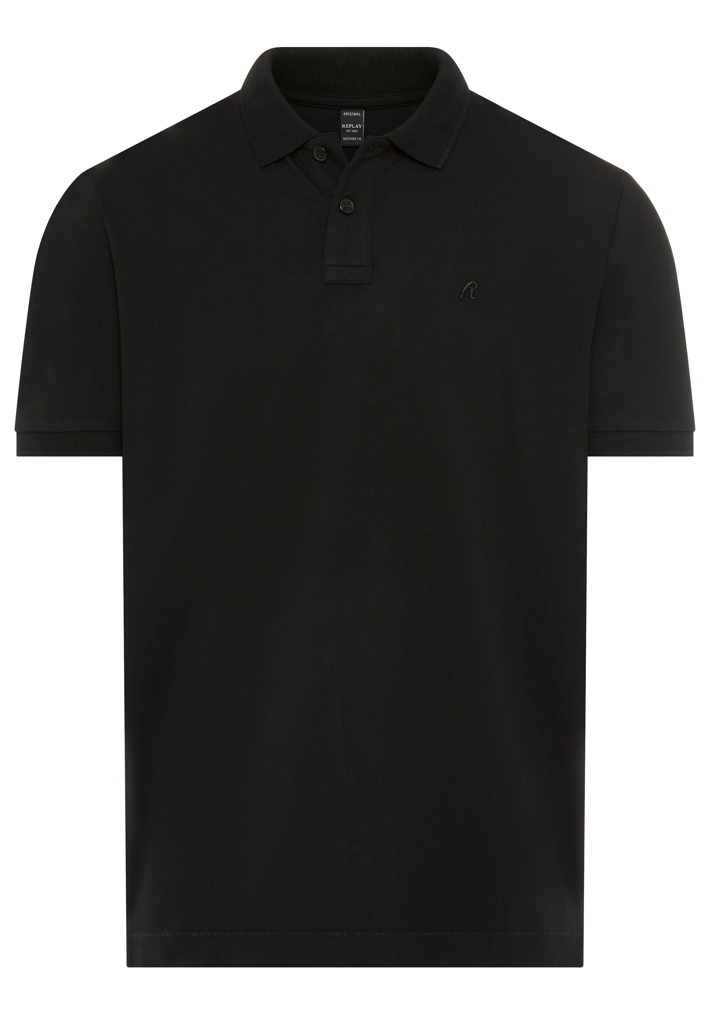 Replay Poloshirt Feiner Piqué aus Baumwolle günstig online kaufen