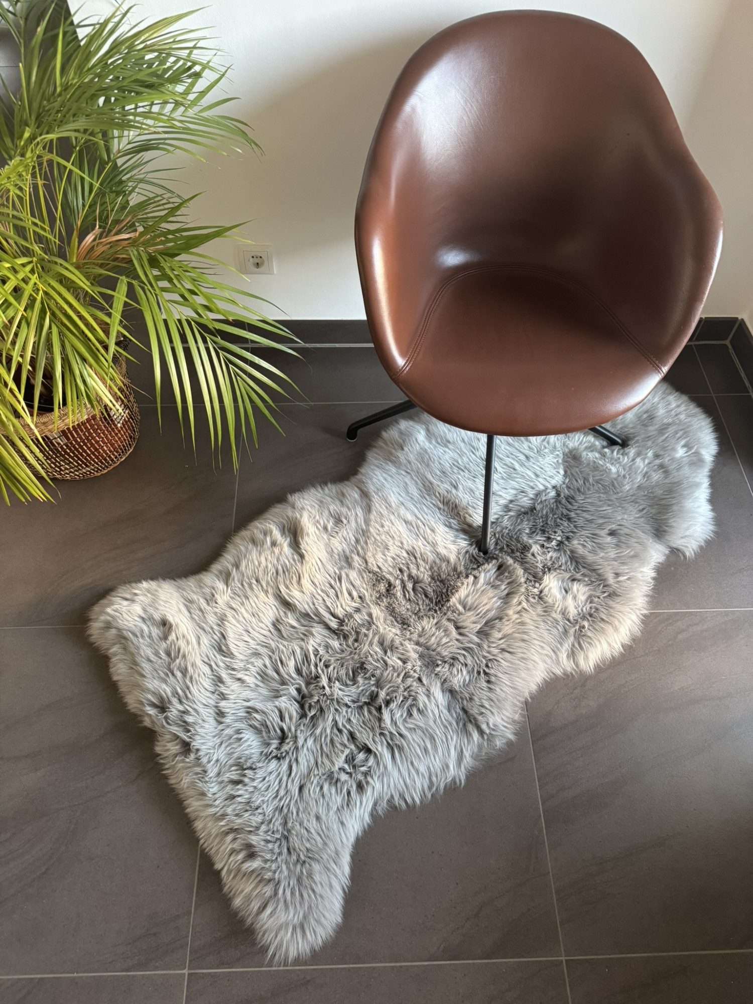 Kaiser Fellteppich Dekofell aus 1,5 Fellen Feet ca. 135 x 60 cm