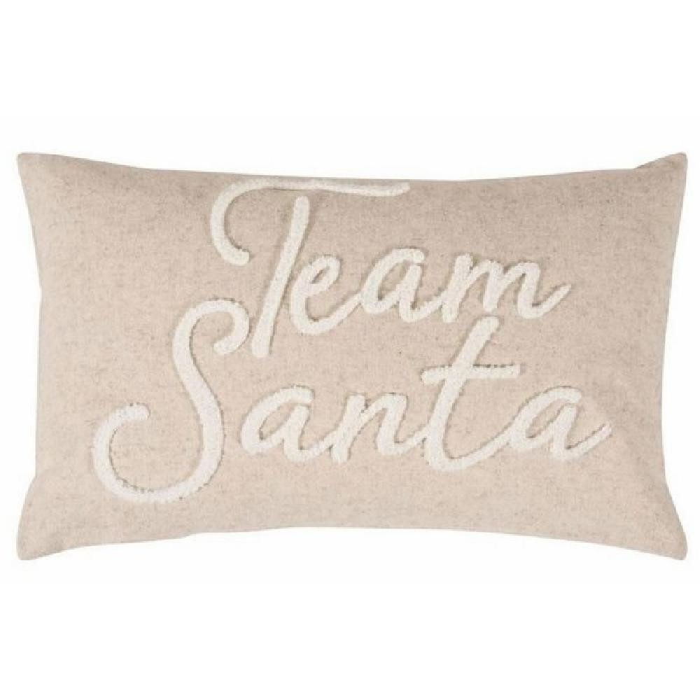 PAD Kissenhülle Kissenhülle Team Santa Natural (30x50cm) günstig online kaufen
