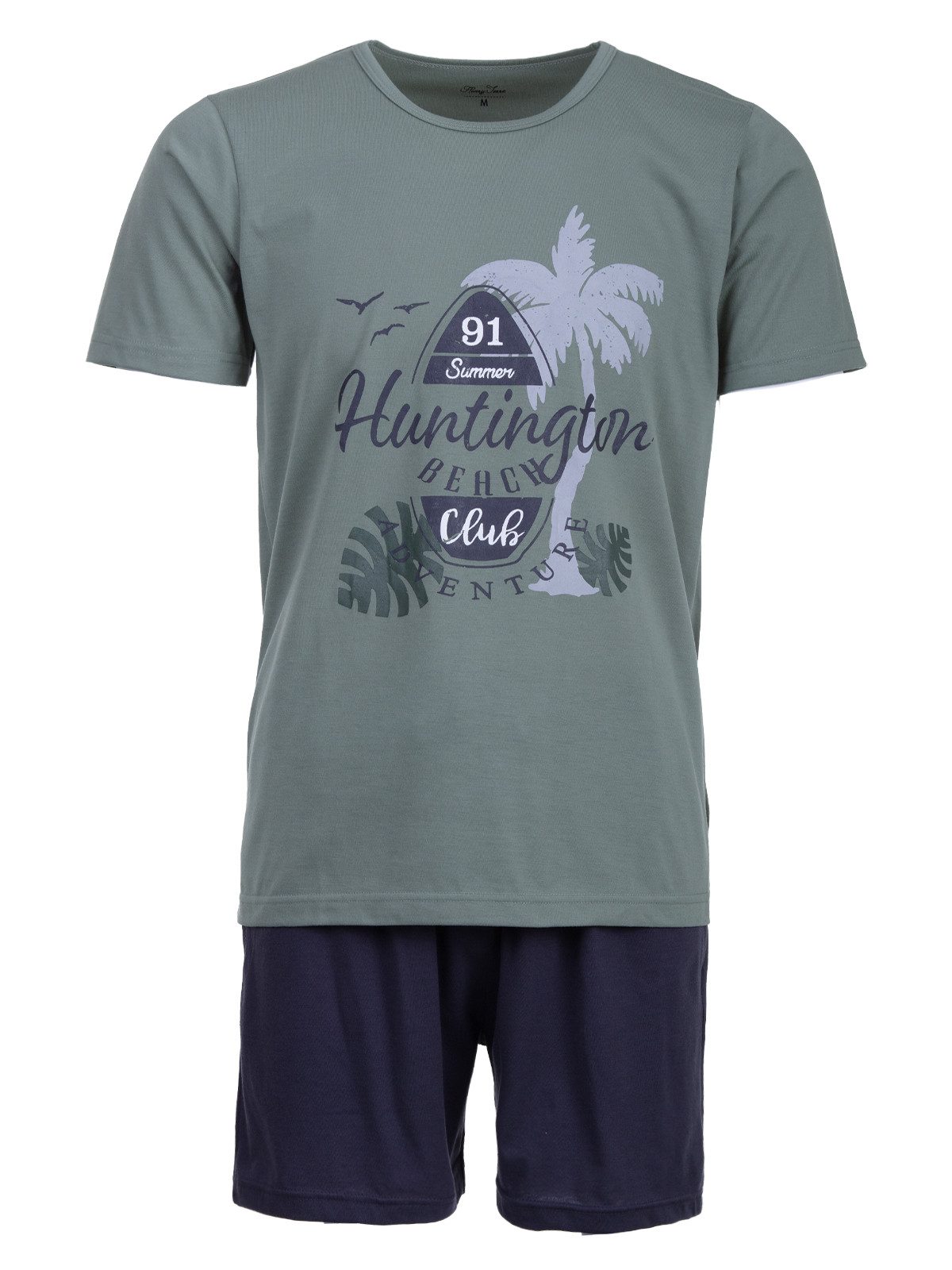 Henry Terre Schlafanzug Pyjama Set Shorty günstig online kaufen