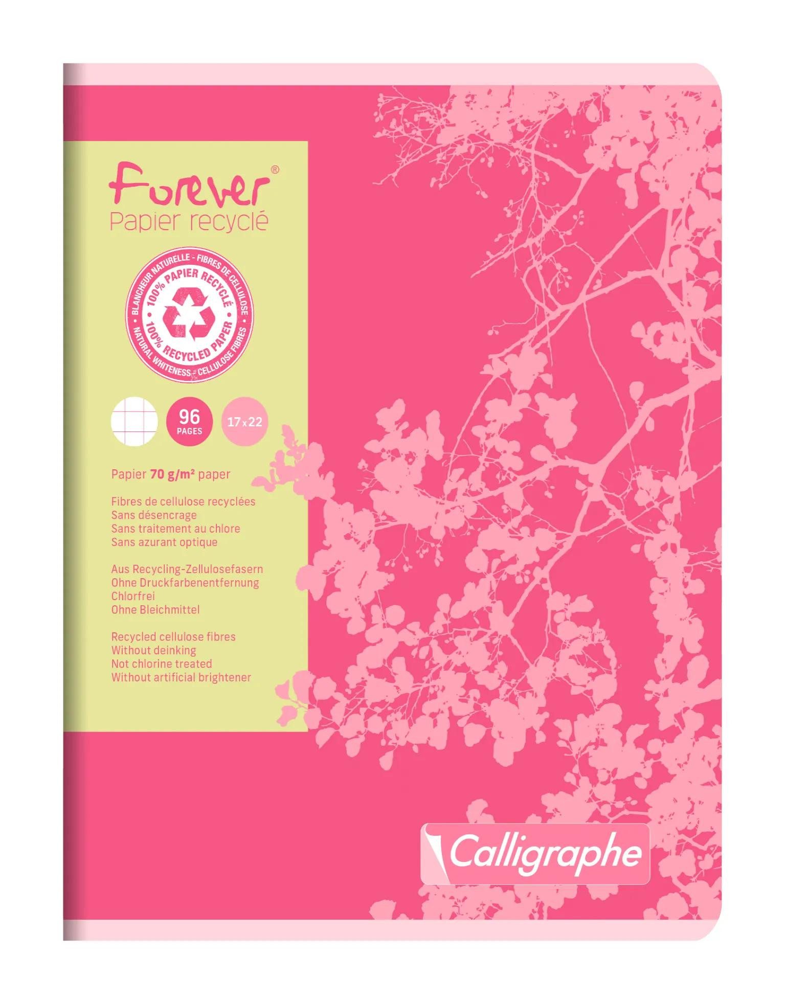 Calligraphe Notizbuch 10x Forever Heft 17x22 48Bl Kariert 70g - Sortiert 17105C, Heft, Notizbuch