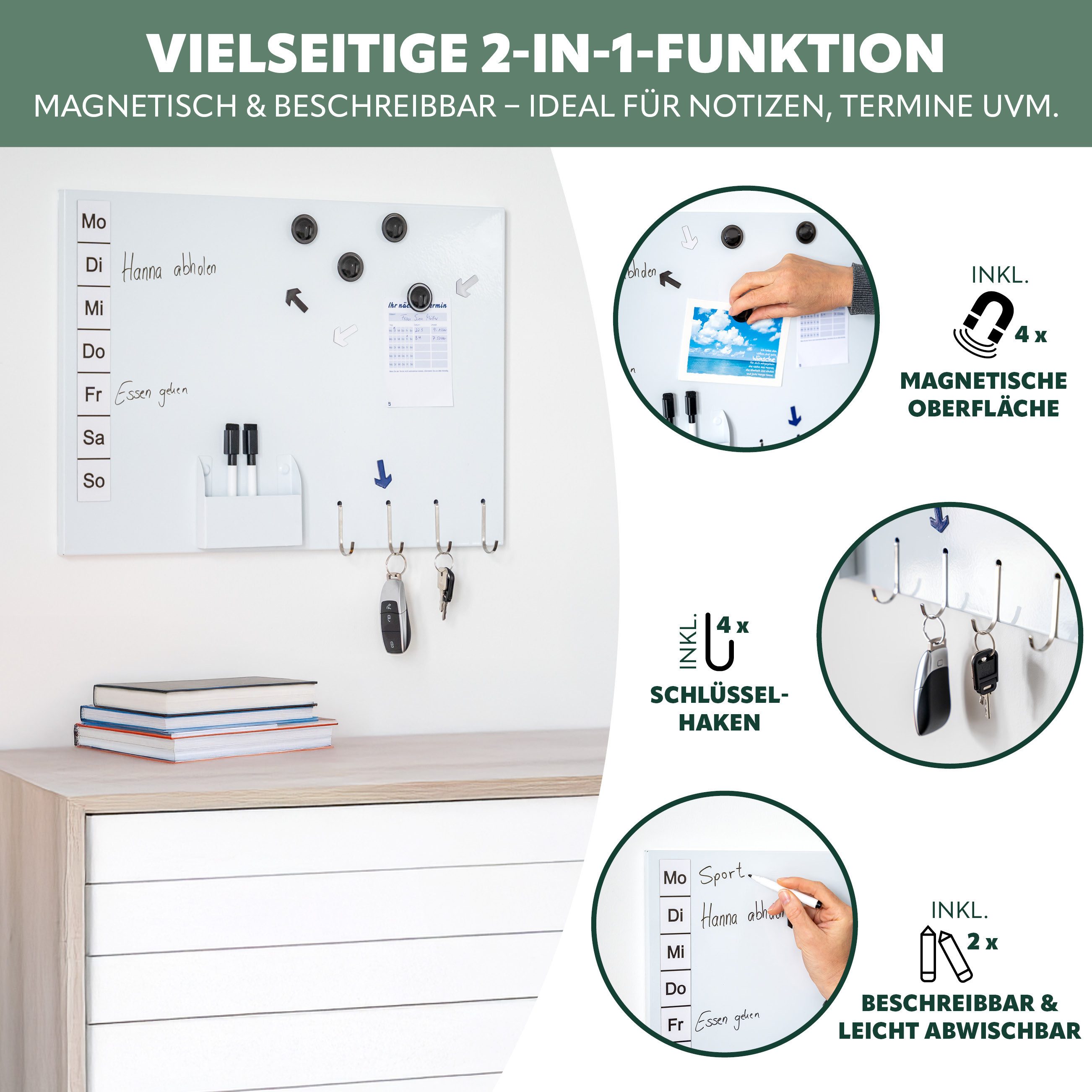 bremermann Magnettafel Magnettafel aus Metall, beschreibbar, günstig online kaufen