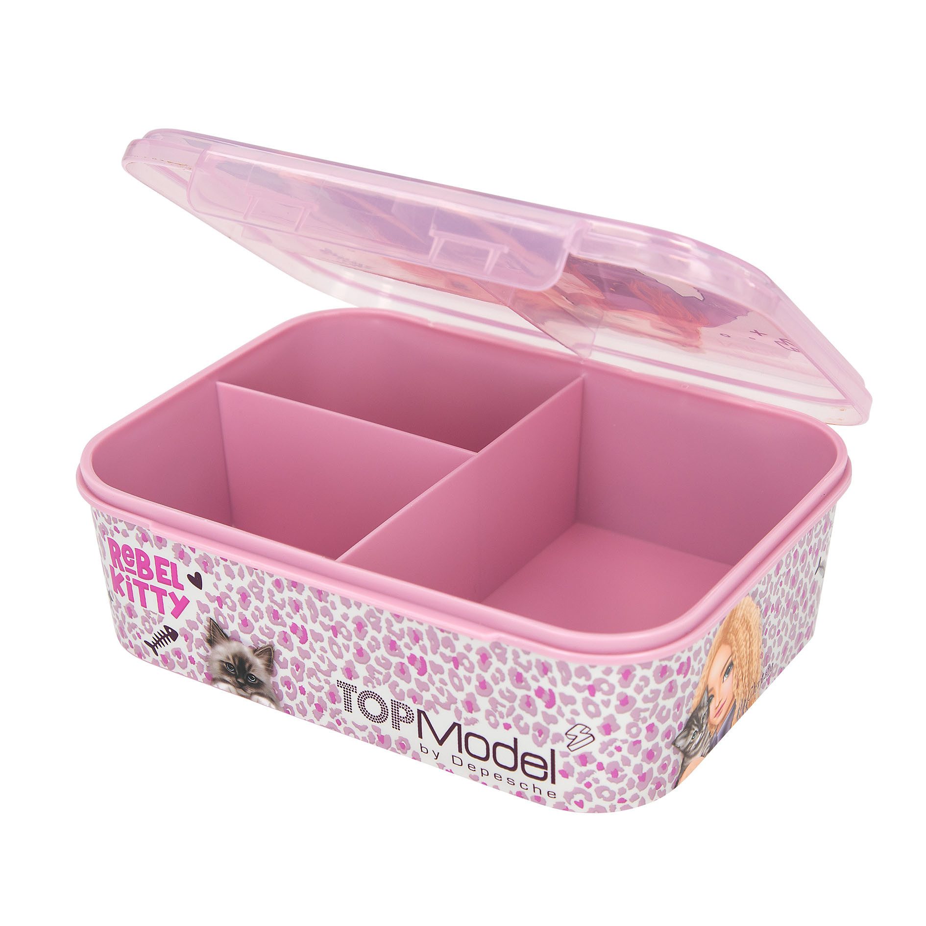 Depesche Brottasche DEPESCHE TOPModel Brotdose REBEL KITTY