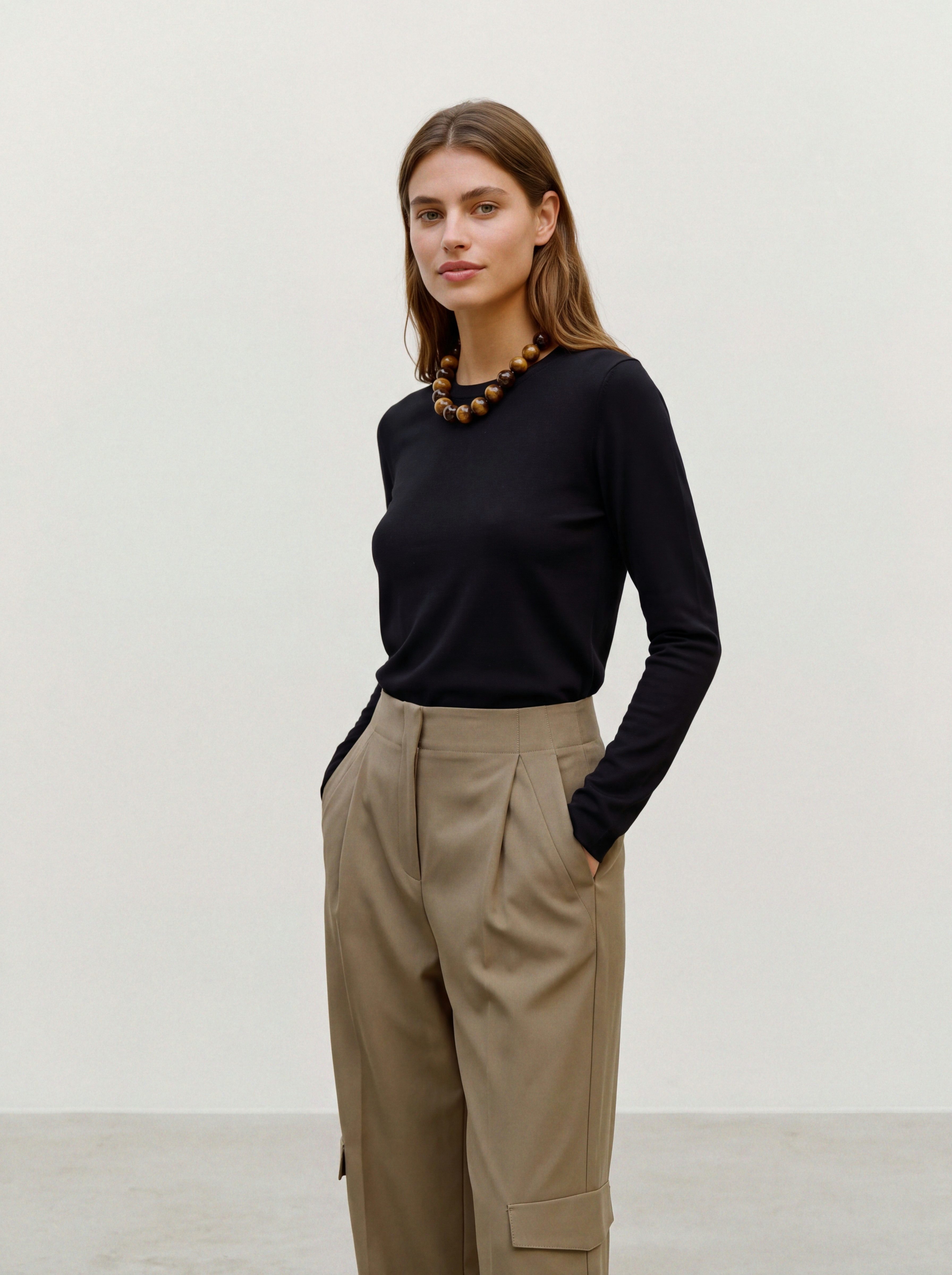 Vero Moda Strickpullover VMKAMILE LS O-NECK PULLOVER NOOS Viskosemischung