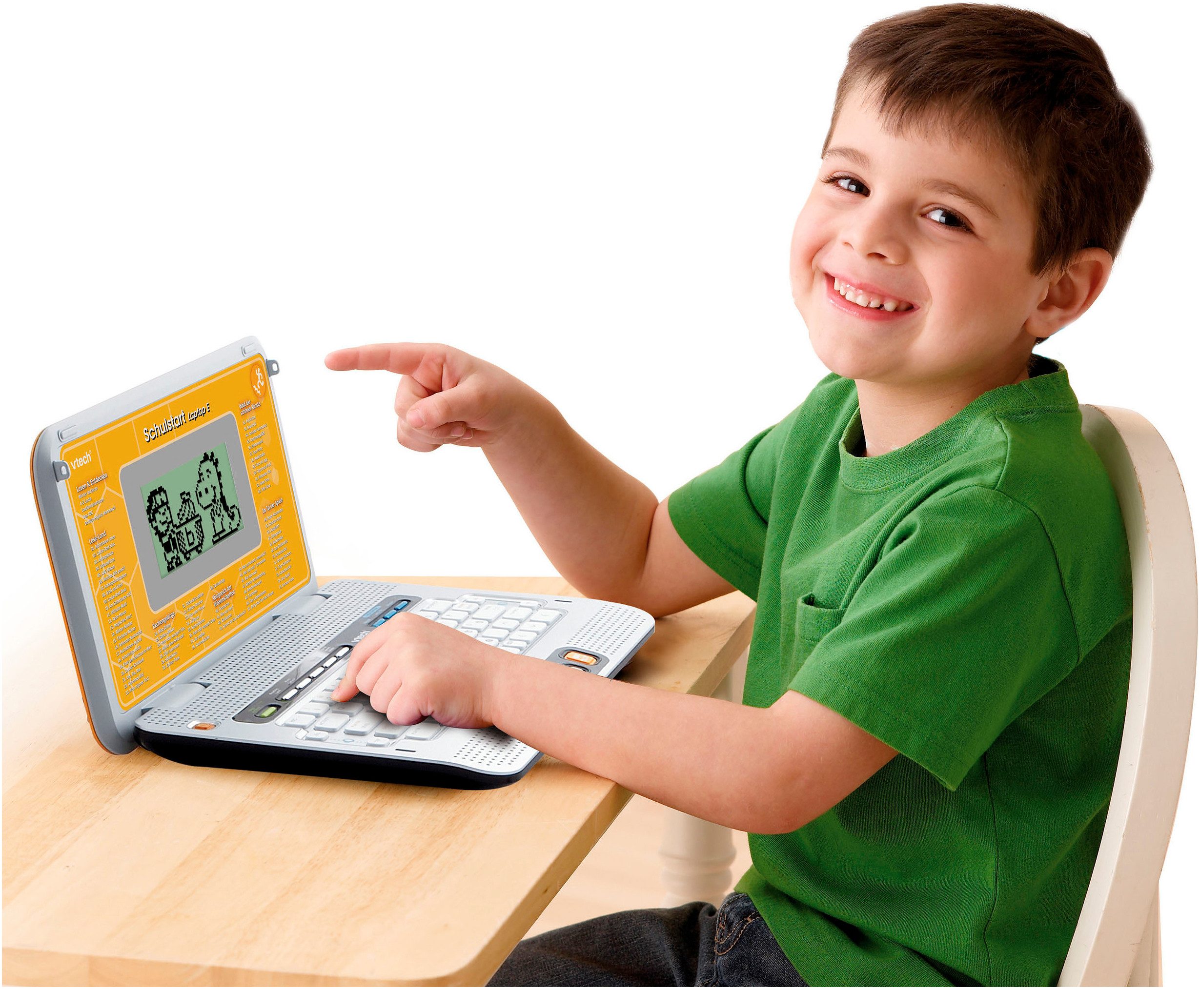 Vtech® Kindercomputer Schulstart Laptop, inklusive Tragetasche, blau