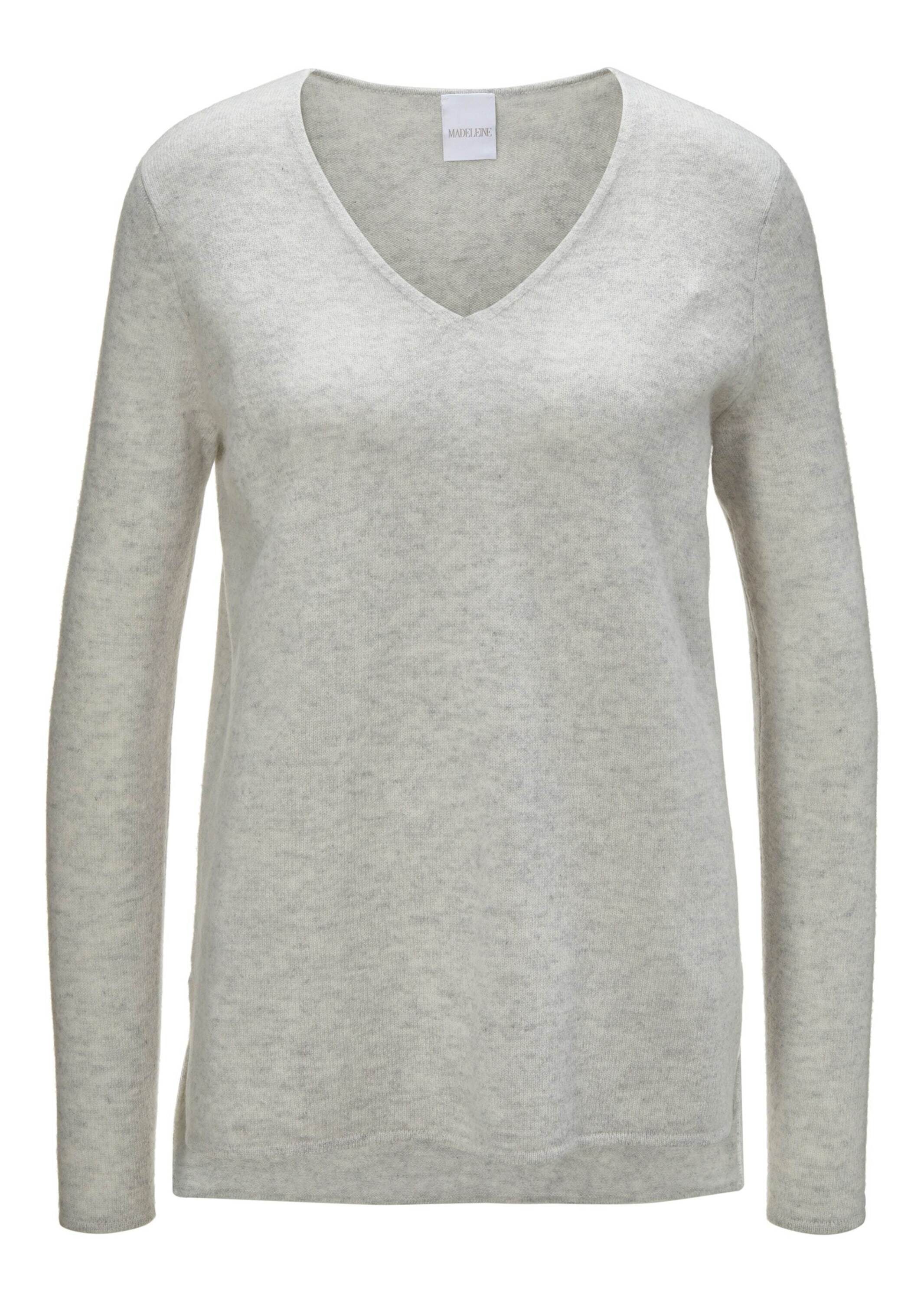 MADELEINE Strickpullover Kaschmirpullover mit V-Ausschnitt günstig online kaufen