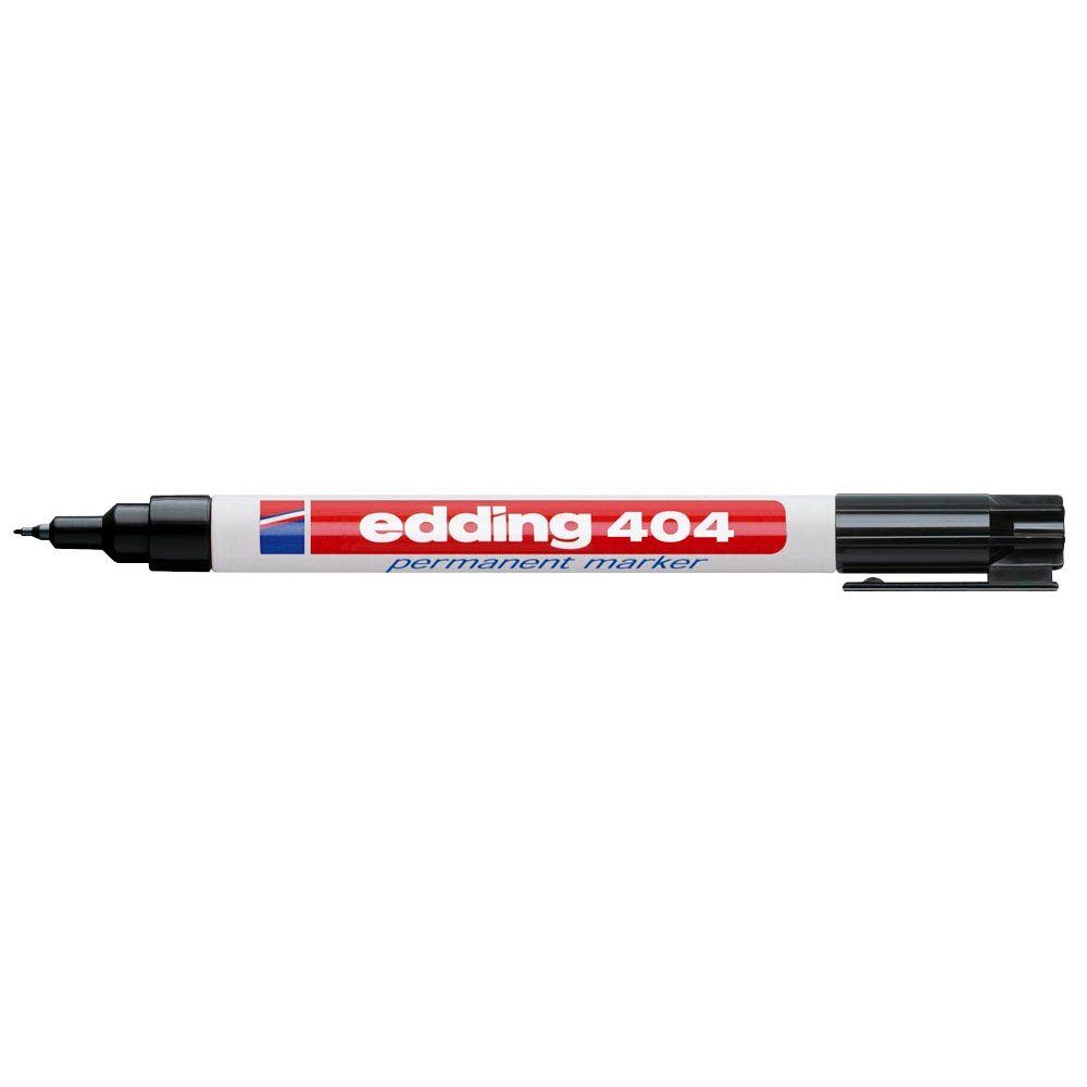 edding Kugelschreiber 404 Permanentmarker - nachfüllbar, 0,75 mm, schwar