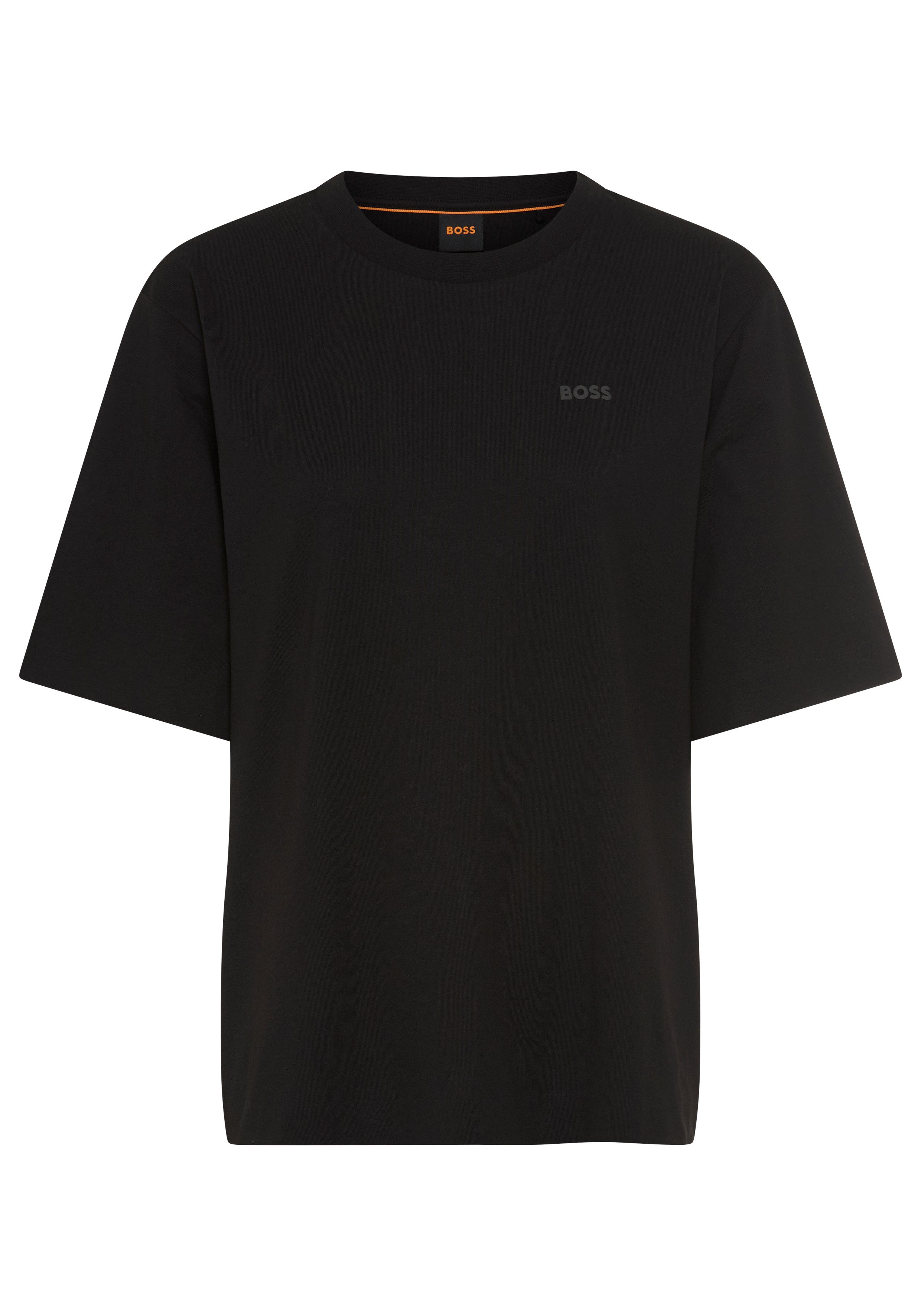 BOSS ORANGE T-Shirt Eregular Premium Damenmode mit Logo-Detail, Relaxed Fit
