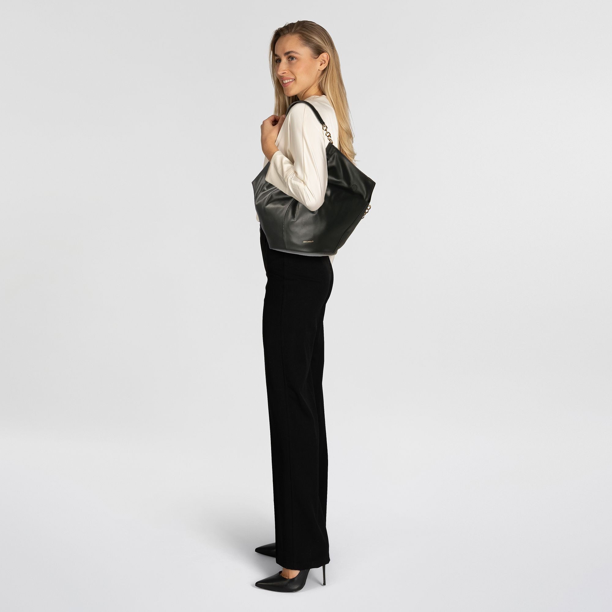 COCCINELLE Shopper Smash, Leder