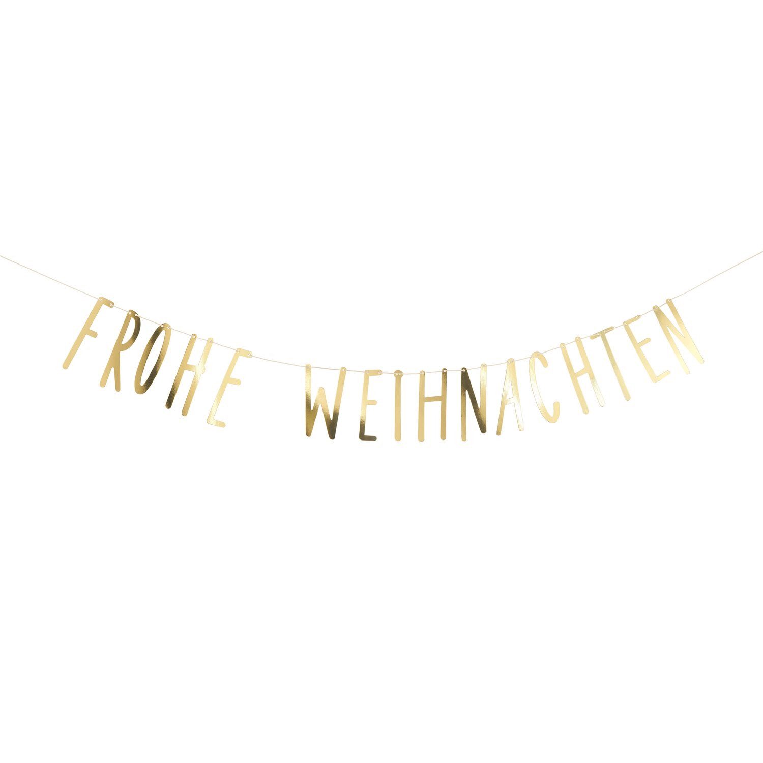 Rico Design Weihnachtsfigur Girlande Frohe Weihnachten FSC MIX