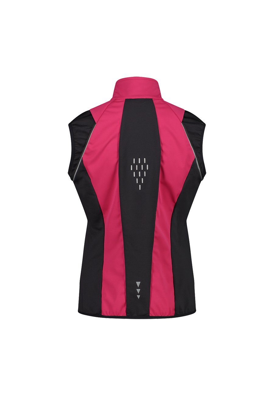 30A22 CMP Softshell Hybridjacke CMP Jacke Detchable Sleevess pink Damen