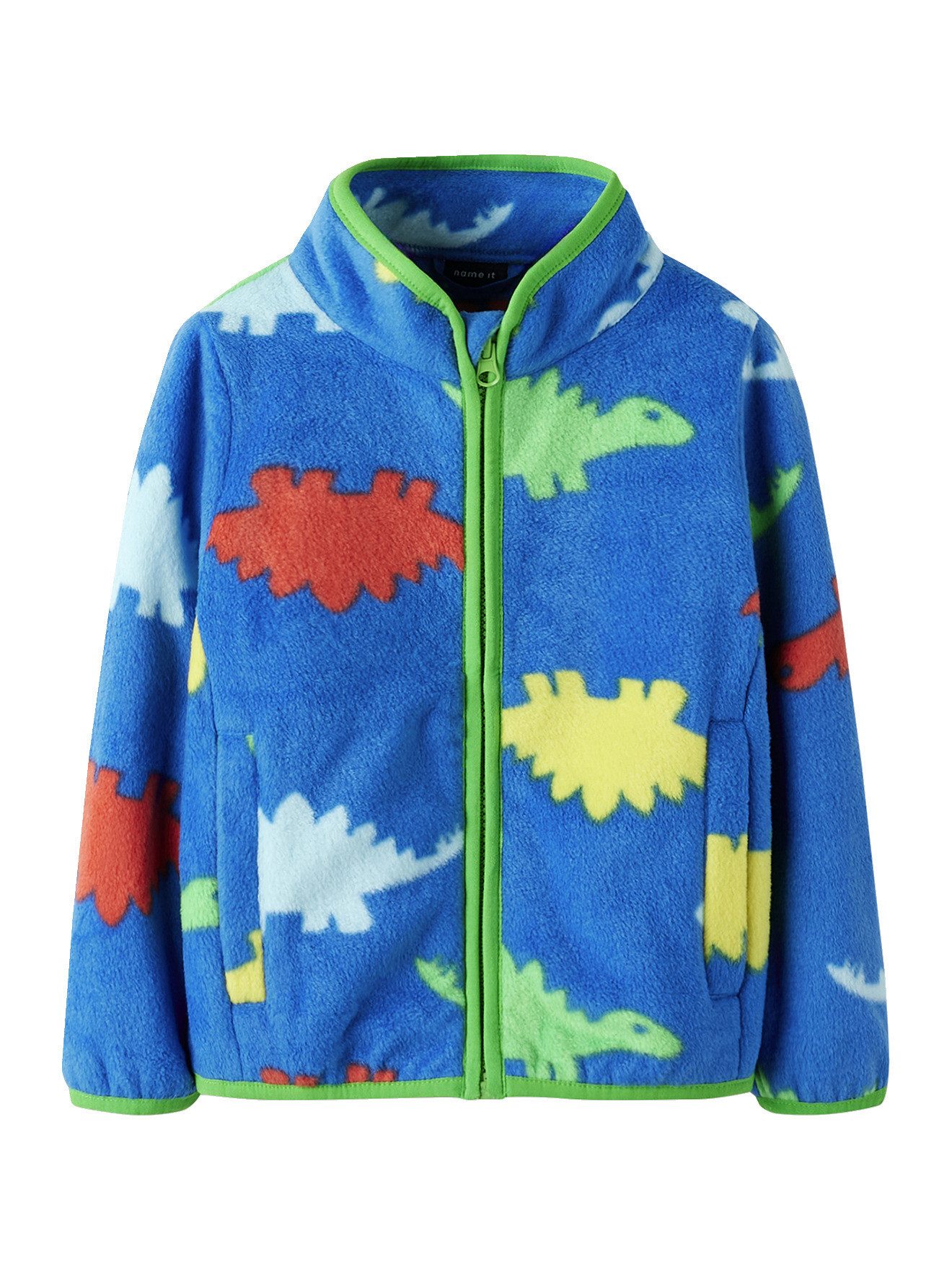 Name It Blouson Fleecejacke mit Allover-Print Jungen