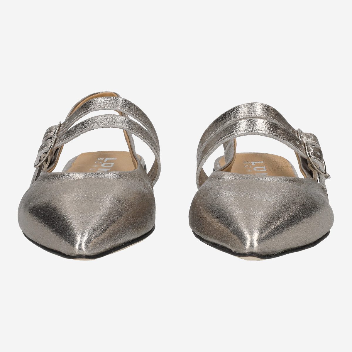 Lüke Schuhe Lüke Schuhe 450 4450 NUOVA, Peeptoes & Slingpumps, Silber/Gold, Damen Peeptoepumps