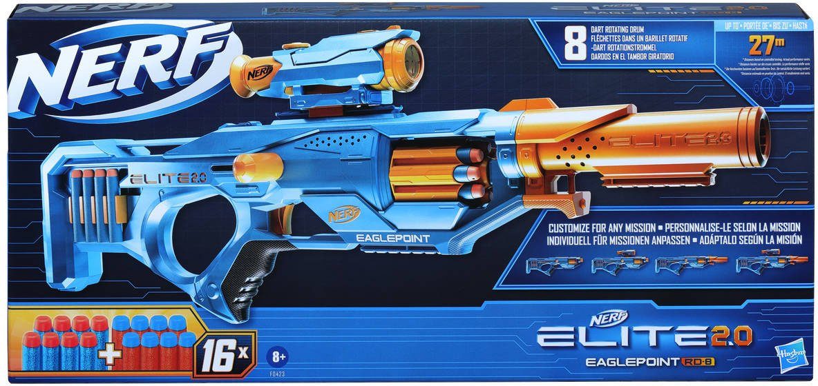Hasbro Blaster Nerf Elite 2.0 Eaglepoint RD-8