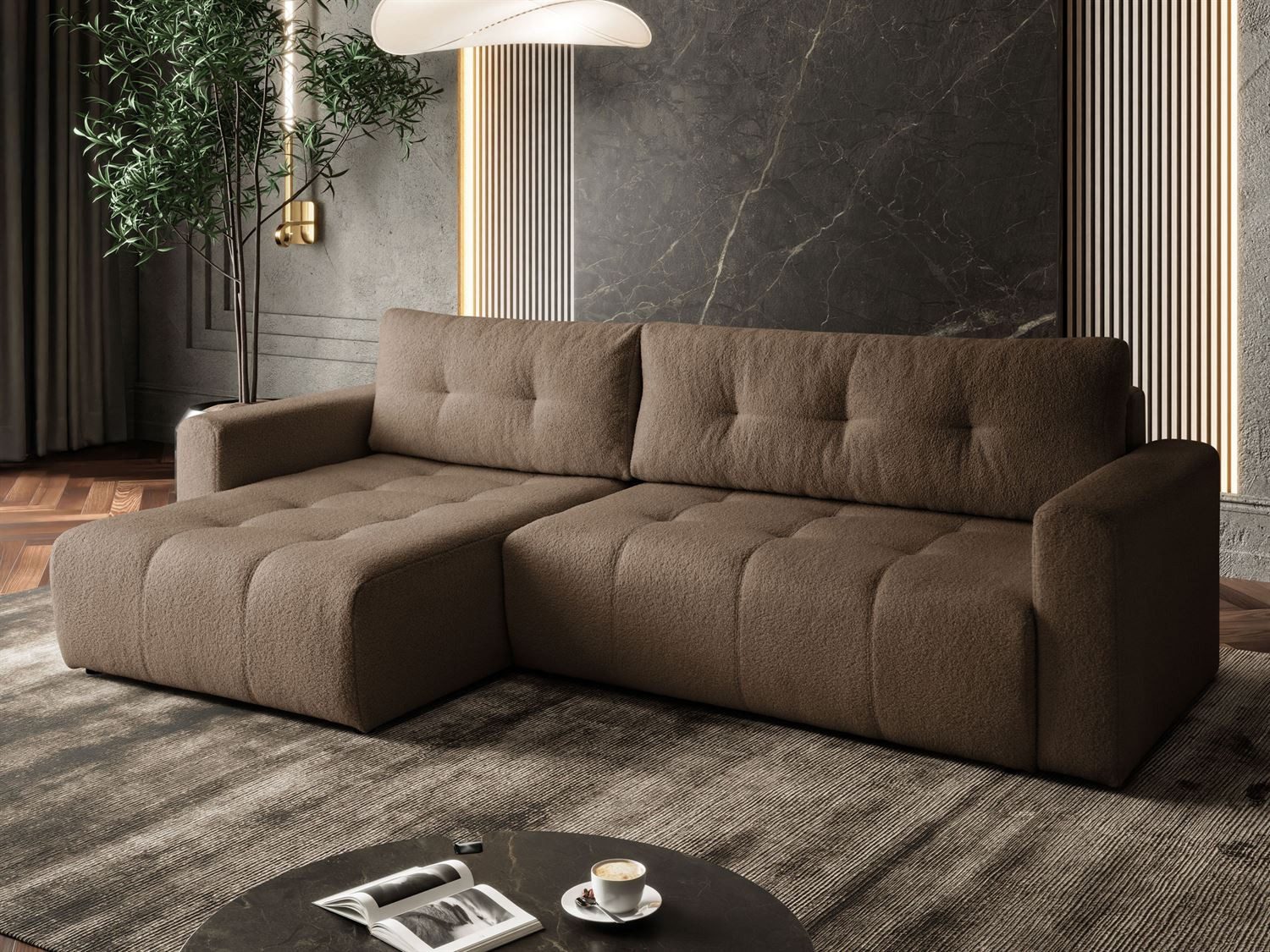 Lookway Ecksofa ASTON L-Form Couch, mit günstig online kaufen
