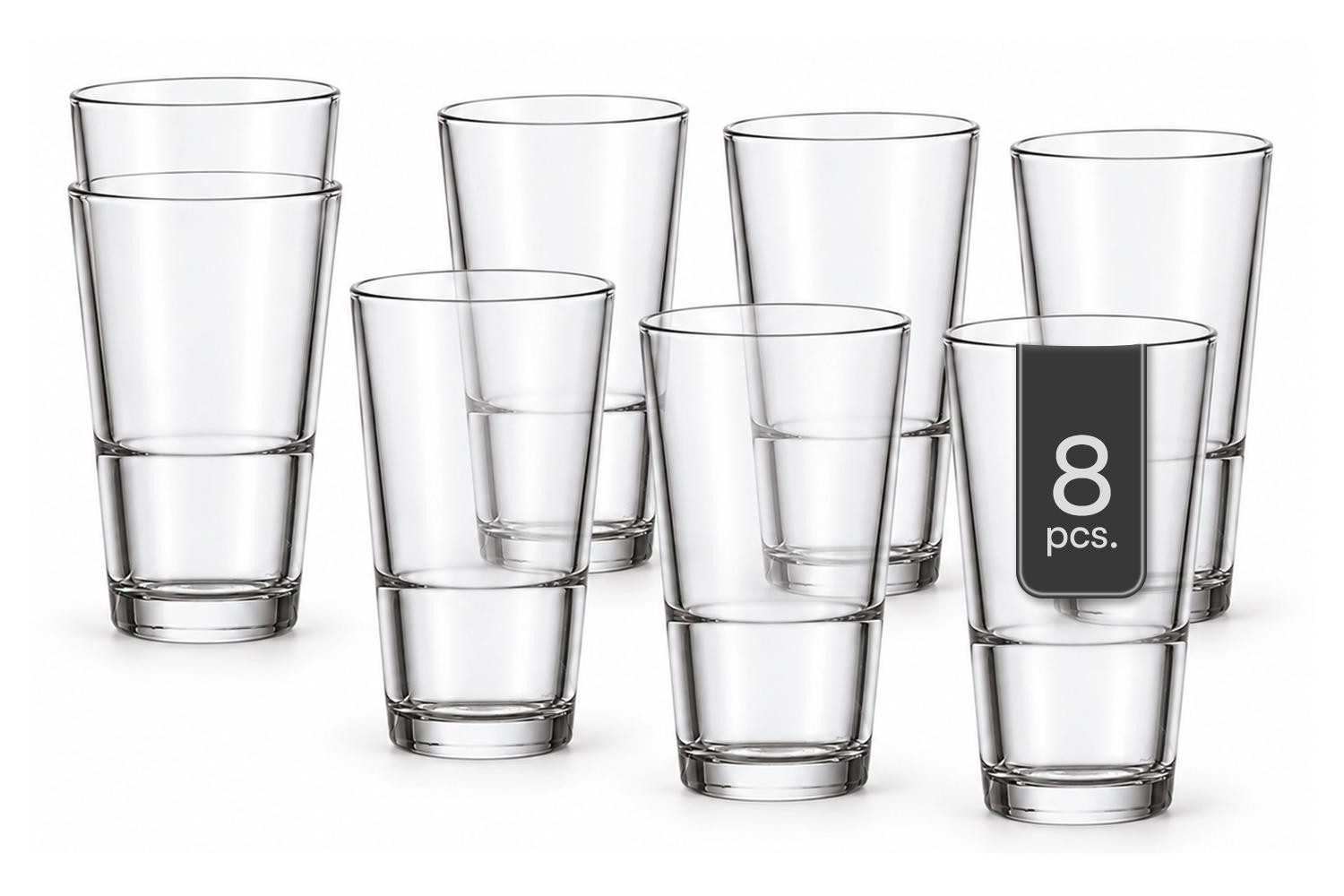 LEONARDO Glas EVENT, 550 ml, Transparent, 12er Set, Glas