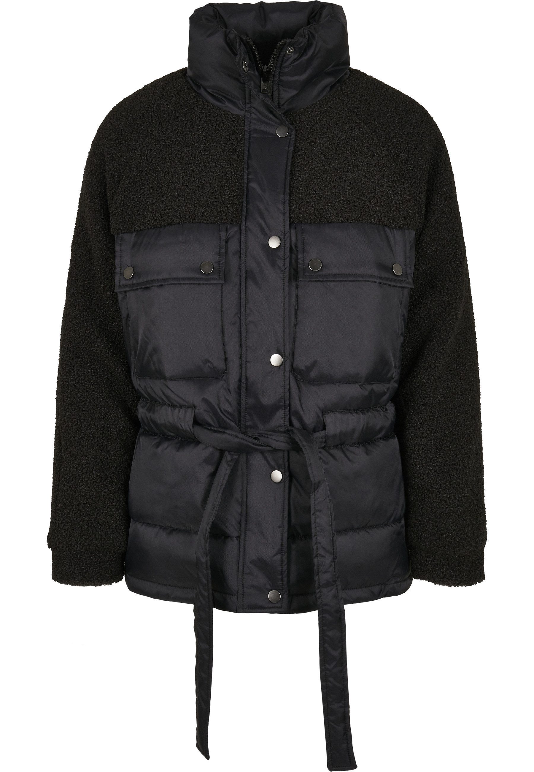 URBAN CLASSICS Winterjacke Urban Classics Damen Ladies Sherpa Mix Puffer Jacket (1-St)