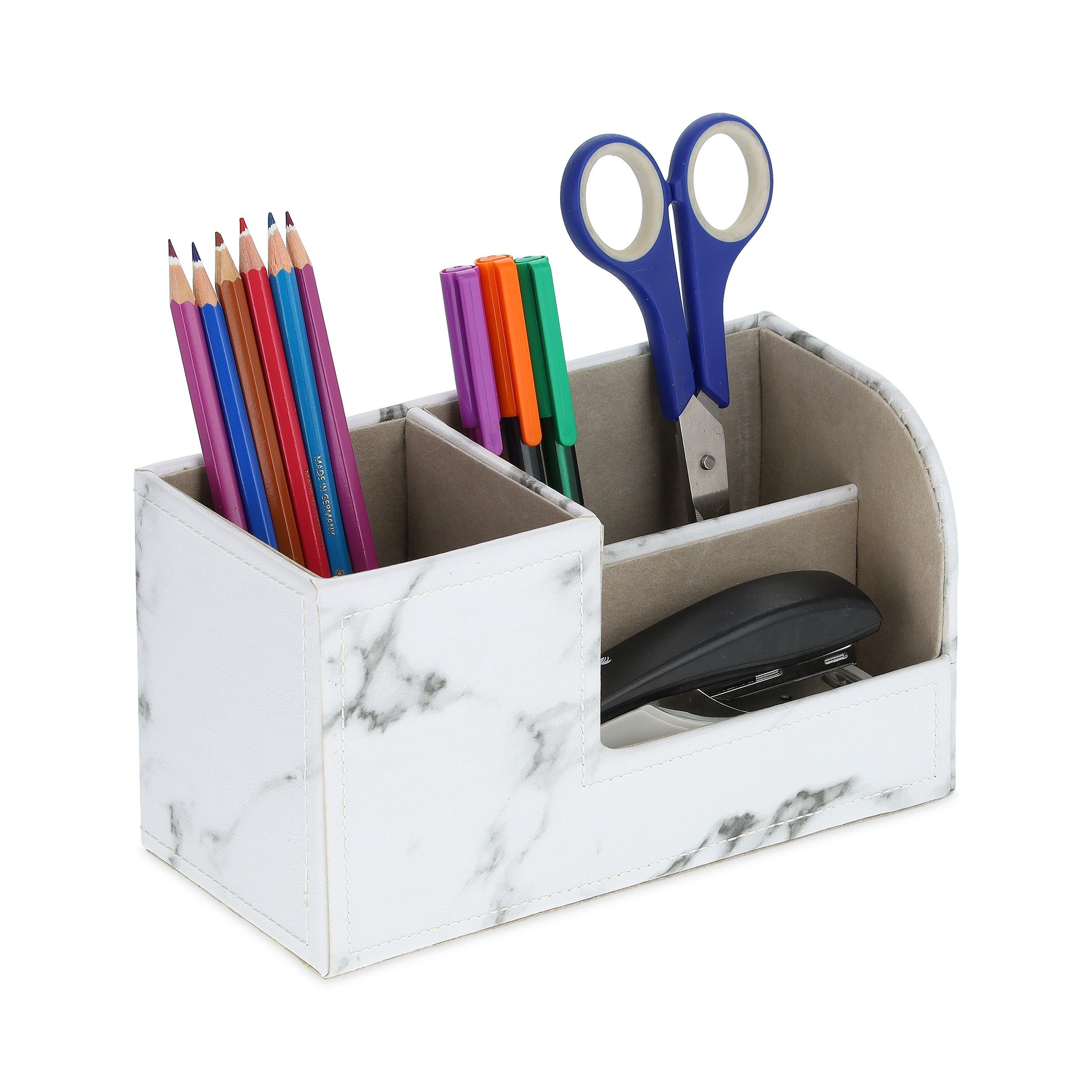 Schreibtisch Organizer relaxdays Marmor-Optik Organizer