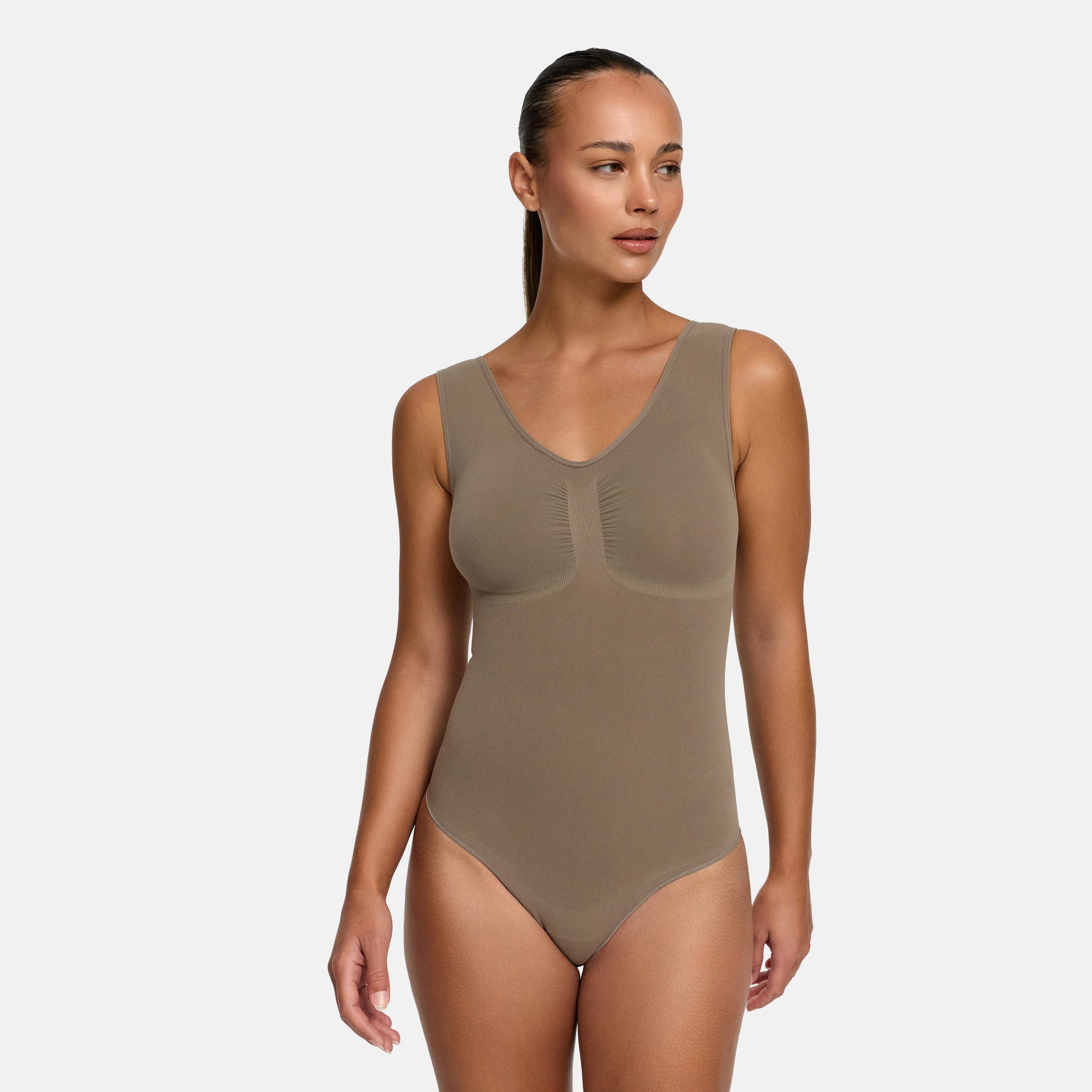 Creamy Fabrics Miederbody Tank Bodysuit Sculpting Shapewear mit Slip (2)-Ta günstig online kaufen