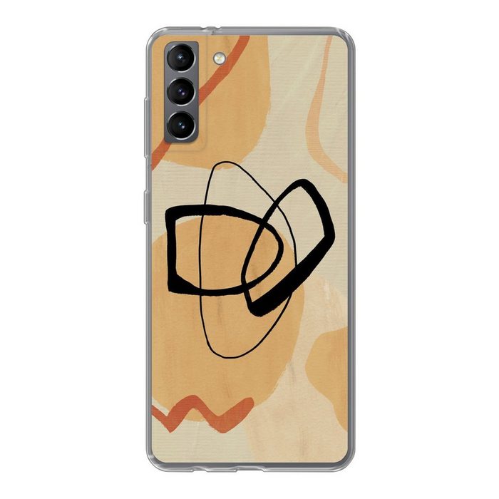 MuchoWow Handyhülle Kunst - Geometrische Formen - Abstrakt Phone Case Handyhülle Samsung Galaxy S21 Plus Silikon Schutzhülle