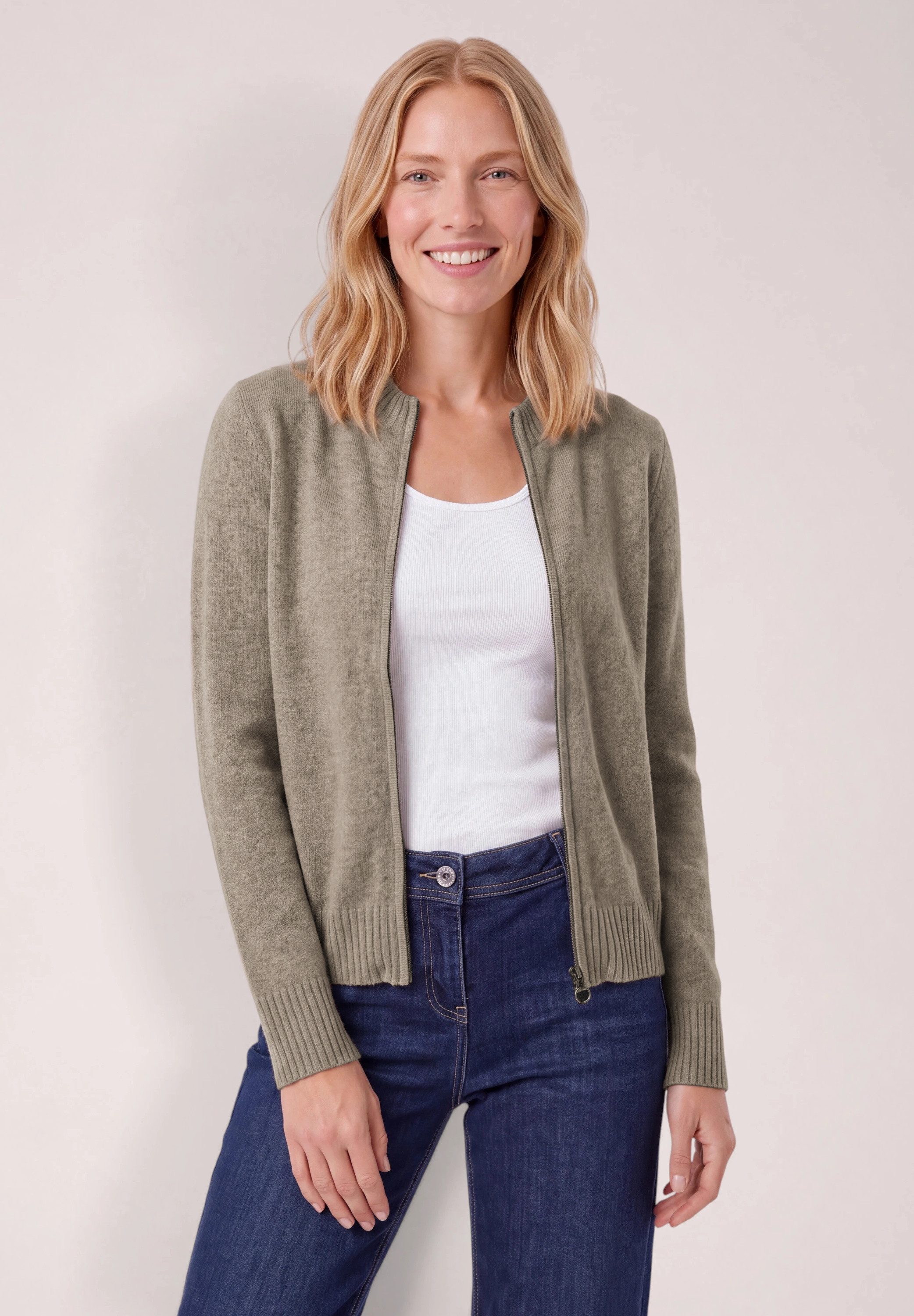 CECIL Cardigan aus Feinstrick