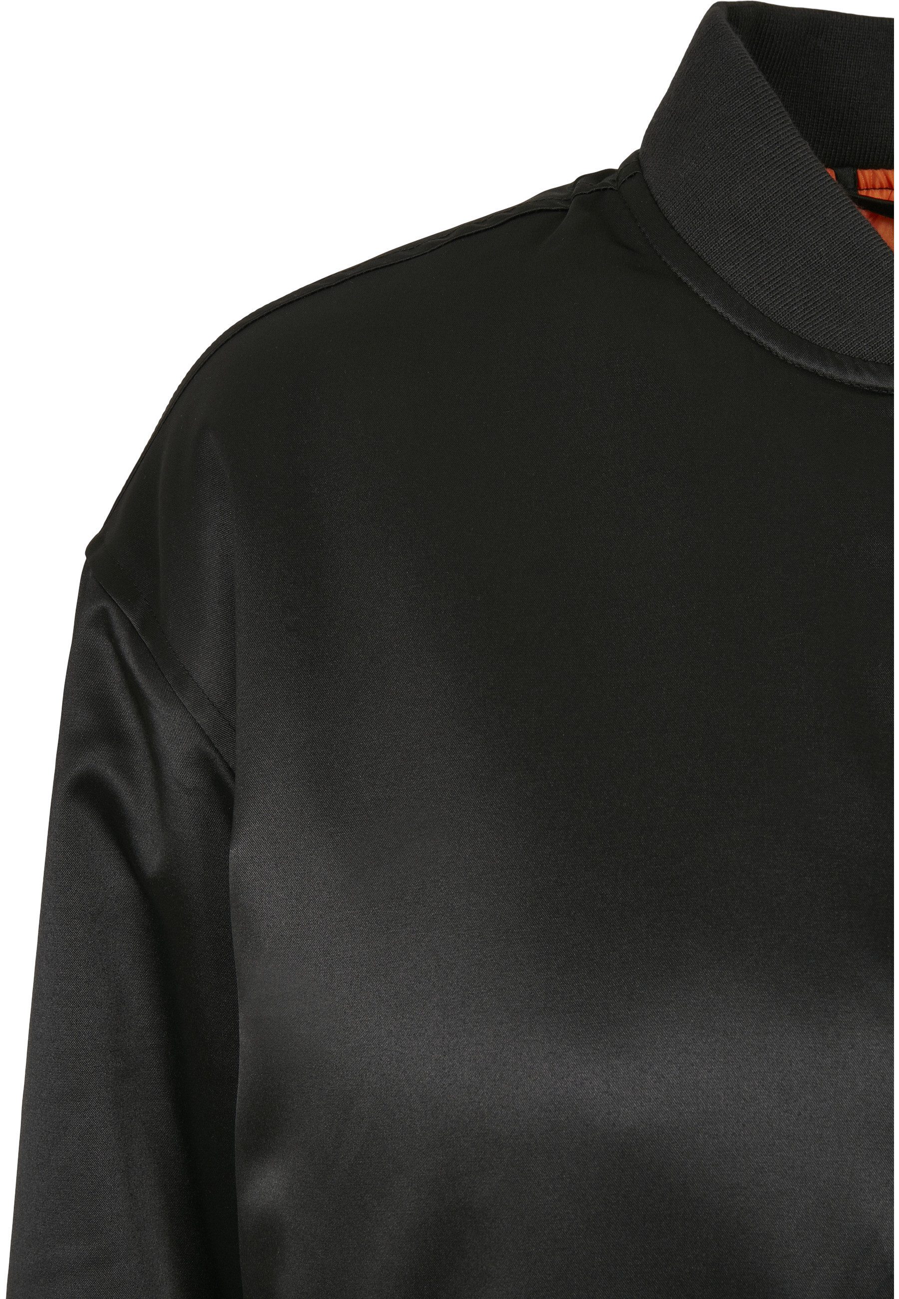URBAN CLASSICS Anorak Urban Classics Damen Ladies Oversized Satin Bomber Jacket (1-St) – Bild 4 von 5