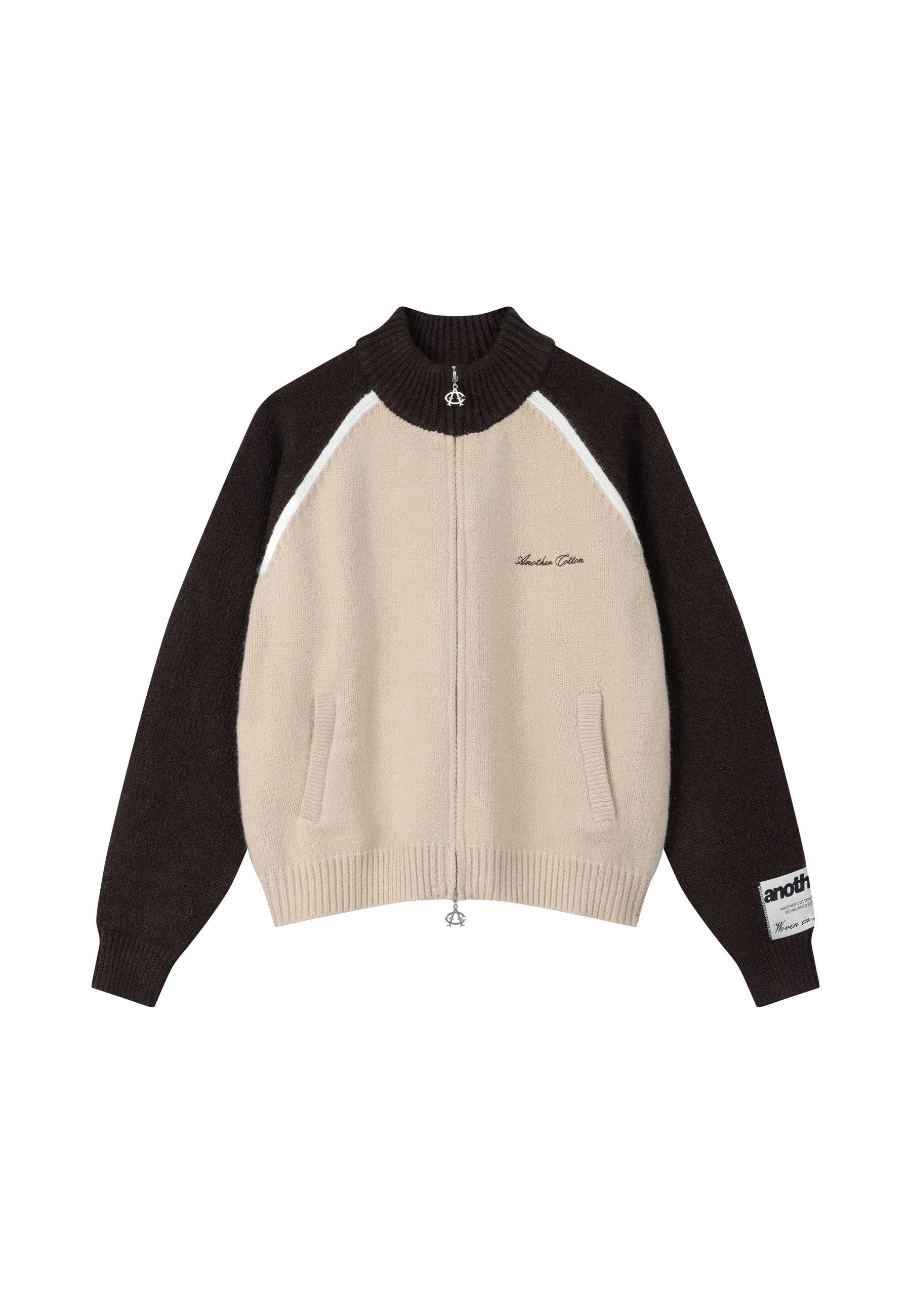 Another Cotton Lab Sweatjacke Another Cotton Lab Another Zip Cardigan (1-tlg)