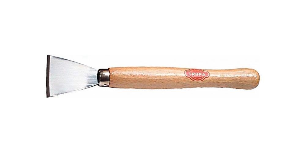Malerspachtel poliert mm Entrostungsspachtel TRUFA Holz fein Breite rund 50