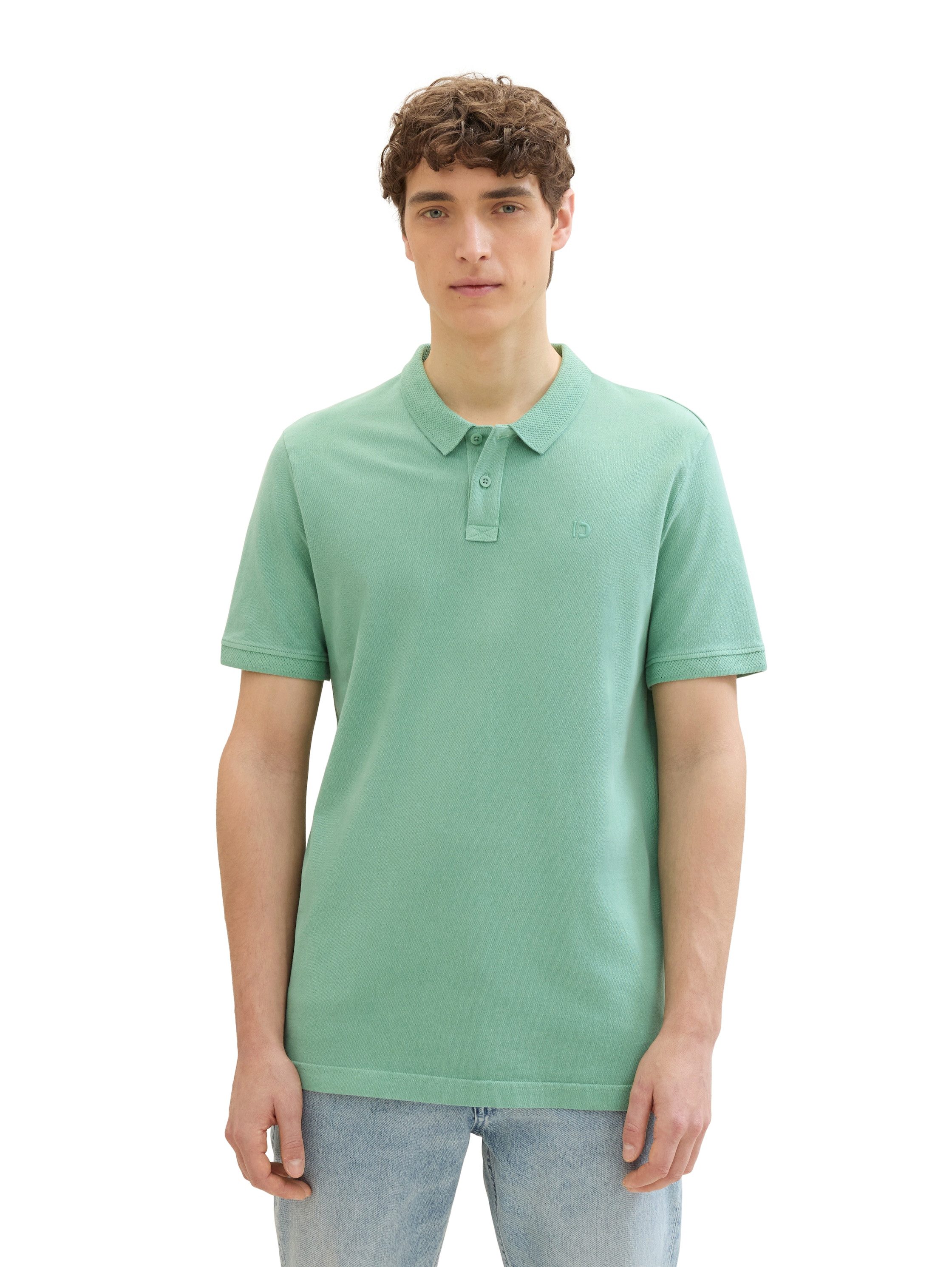 TOM TAILOR Denim Poloshirt aus reiner günstig online kaufen