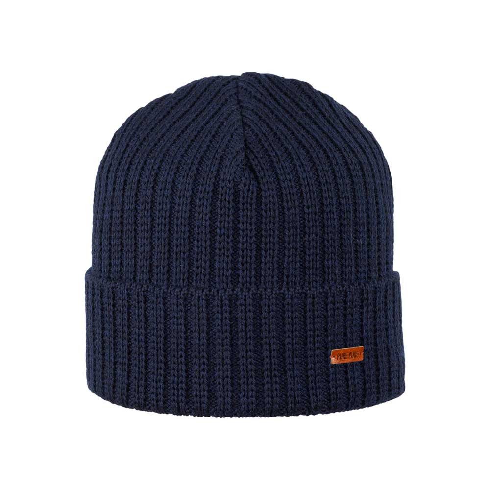 PURE PURE by Bauer Strickmütze Ripp-Mütze Bio-Merino