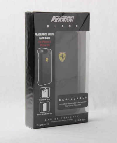 Ferrari Duft-Set Ferrari Scuderia Black Set 2 x 25ml EDT + I Phoe 6 Cover