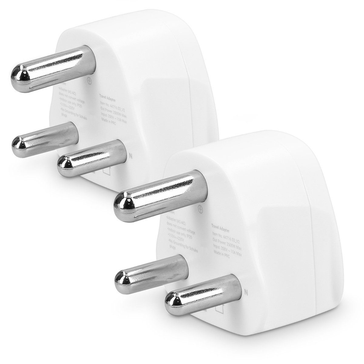 2x Reiseadapter Südafrika Typ-M, für Südafrika Adapter