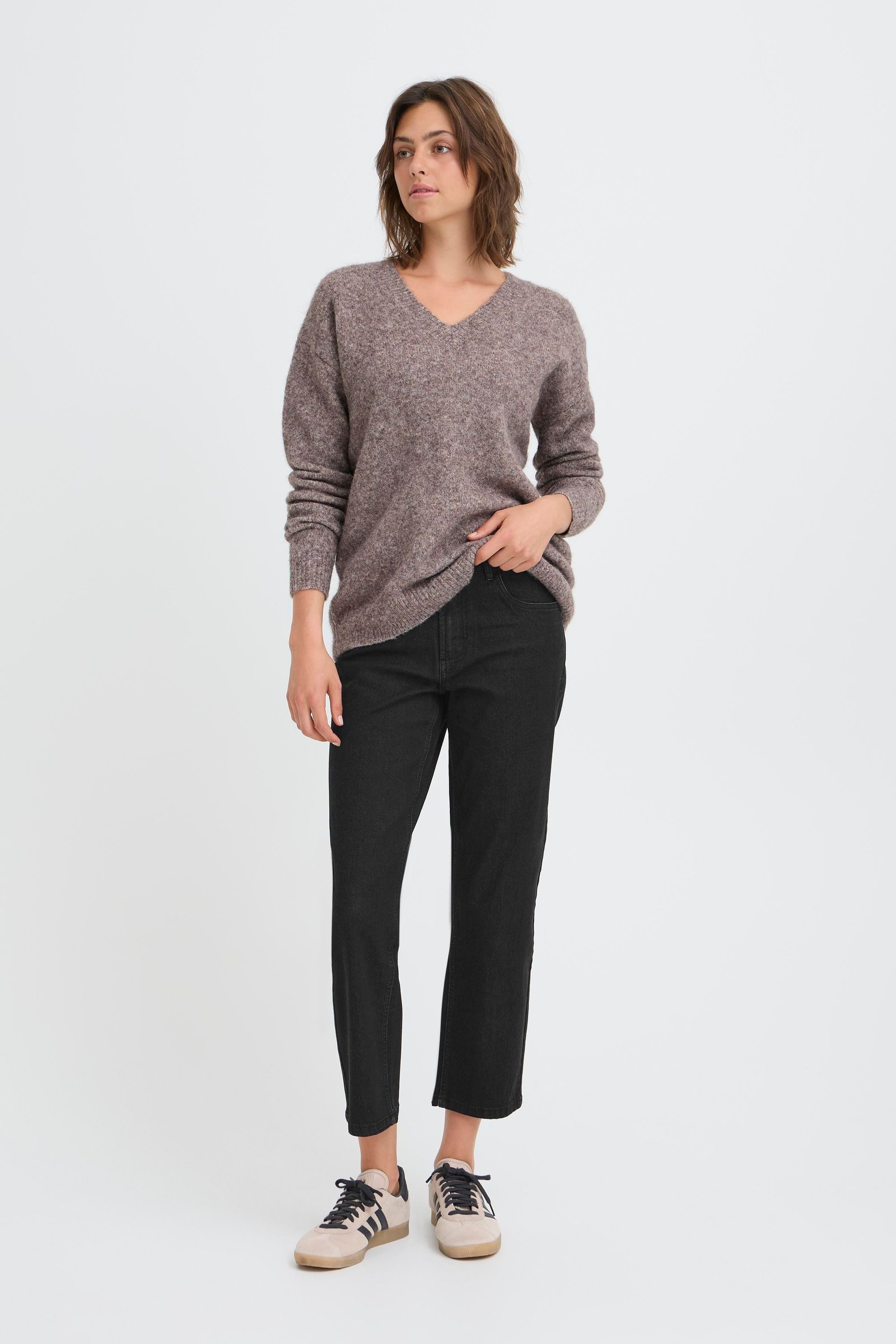 OXMO Mom-Jeans OXHelle Jeanshose im kurzen Schnitt