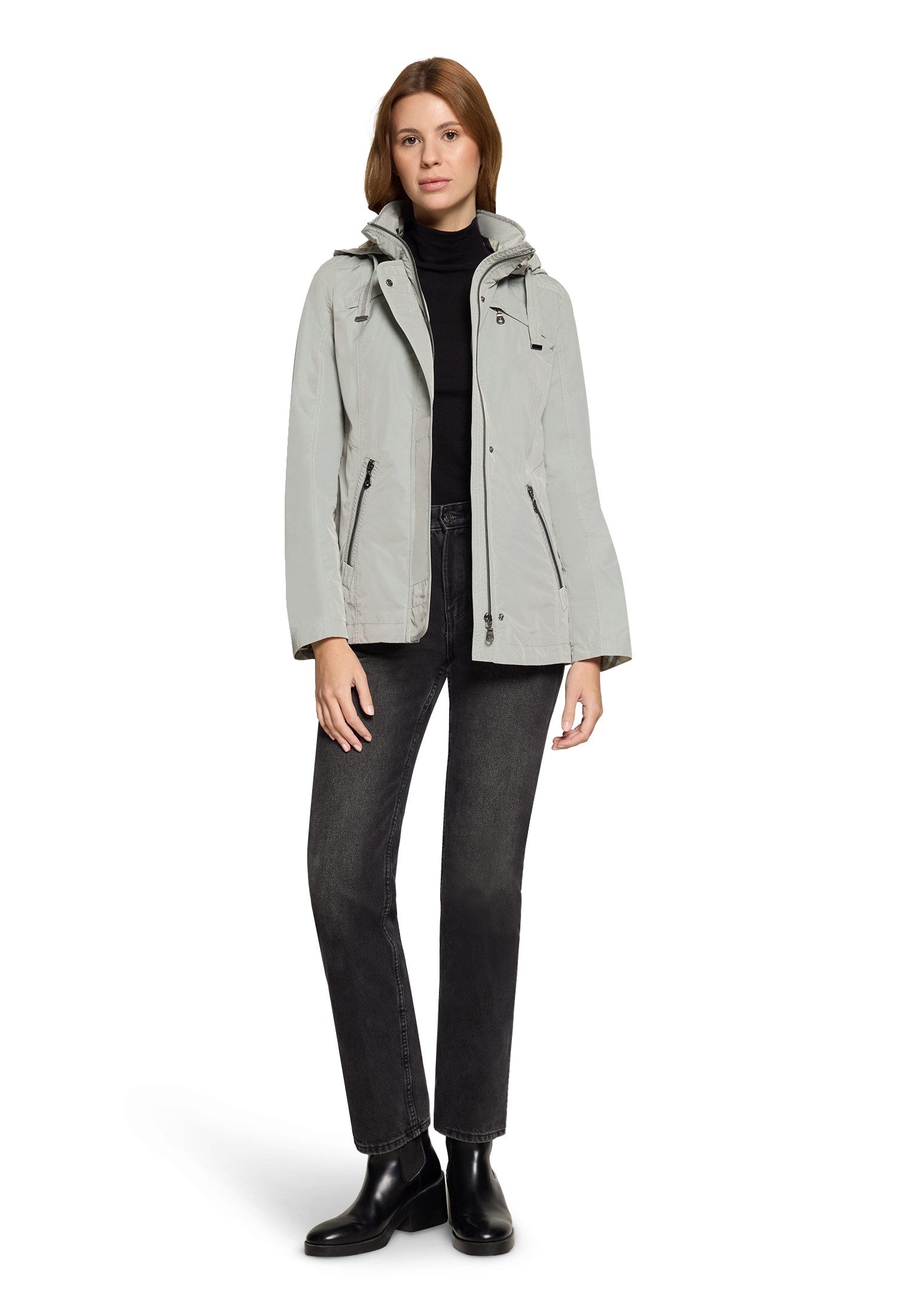 Sommerjacke Damen mit abnehmbarer Kapuze