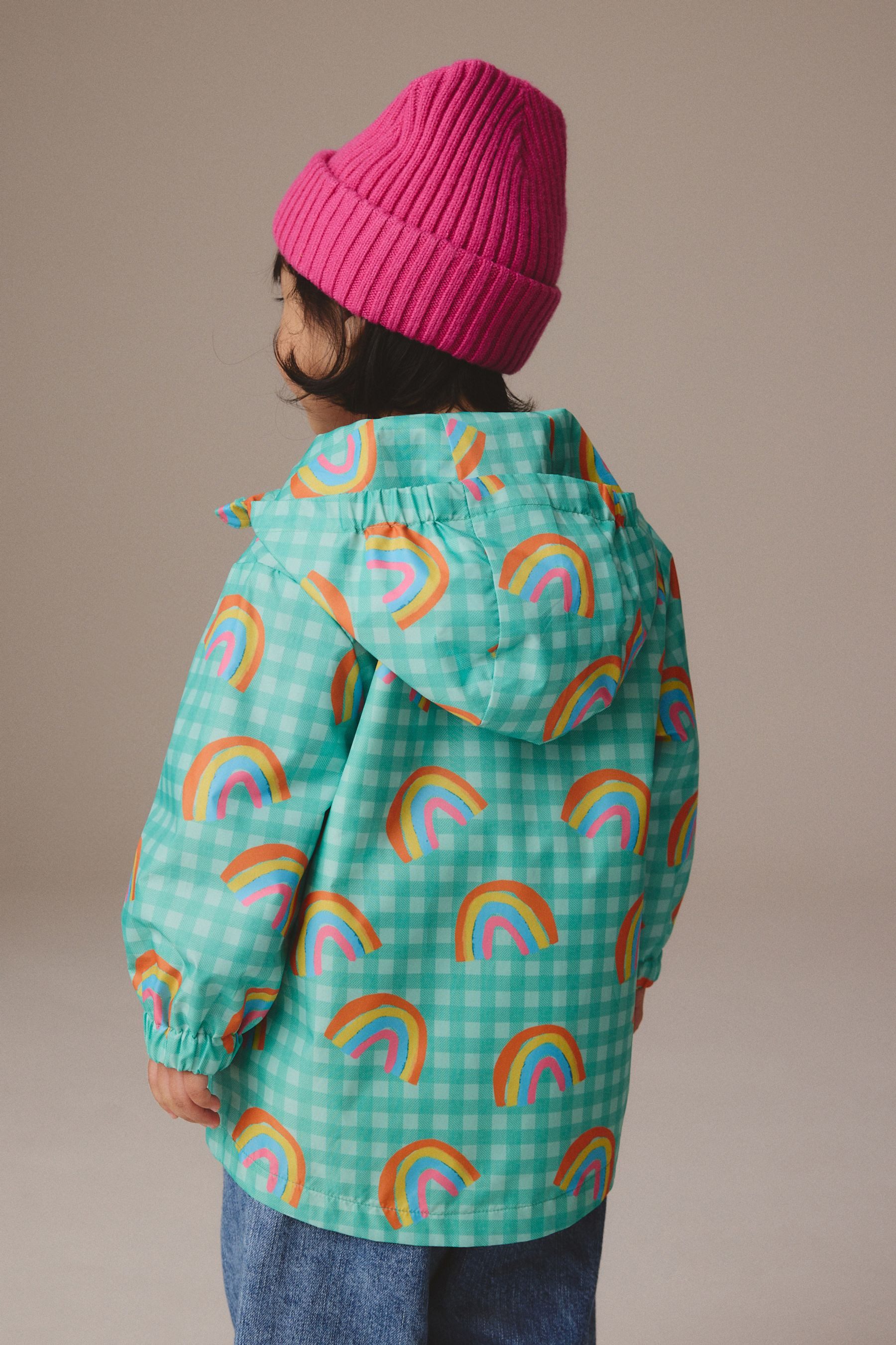 Next Regenjacke Wasserabweisende Cagoule-Jacke mit Print günstig online kaufen