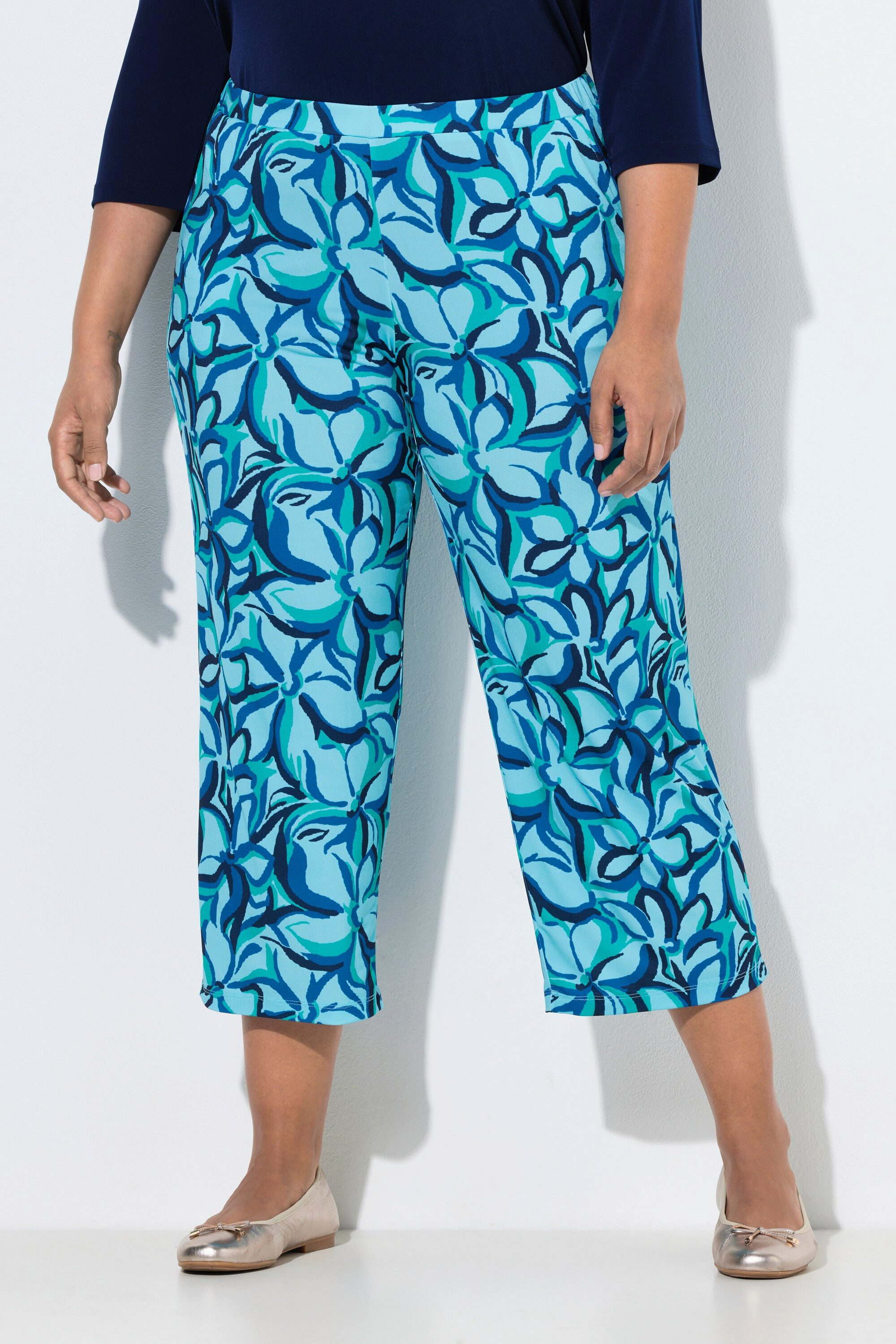 Ulla Popken Schlupfhose 7/8-Jerseyhose