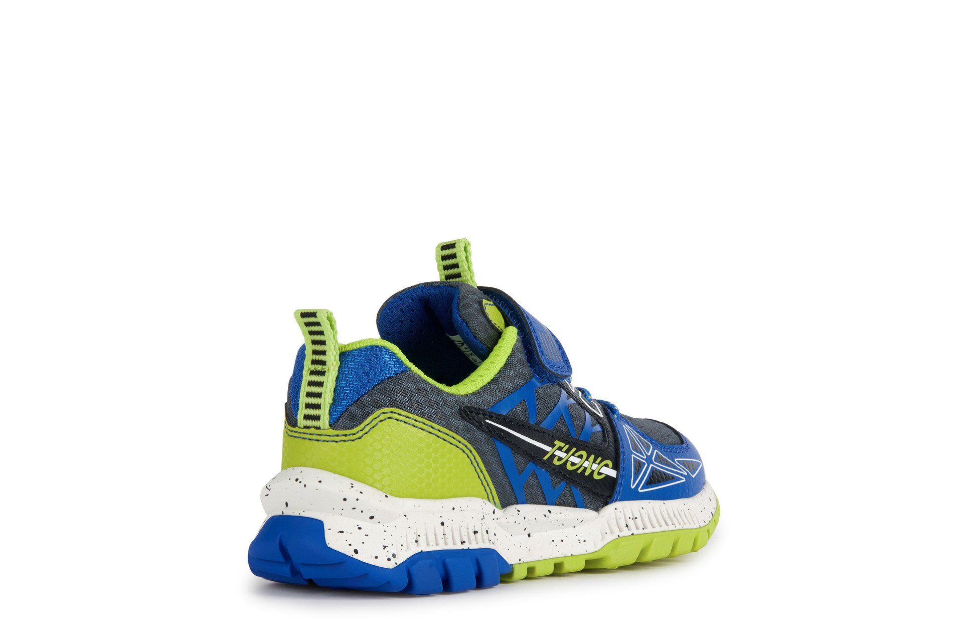 Blau Geox (ROYAL/LIME) Sneaker