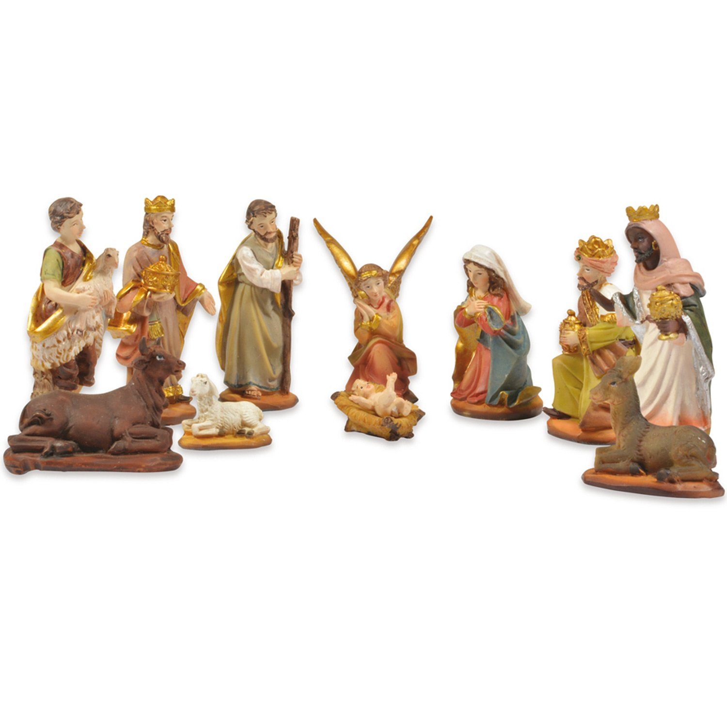 RIFFELMACHER & WEINBERGER Krippen-Zubehör Riffelmacher Krippenfigurenset 'Gold' 3-7 cm, 11-