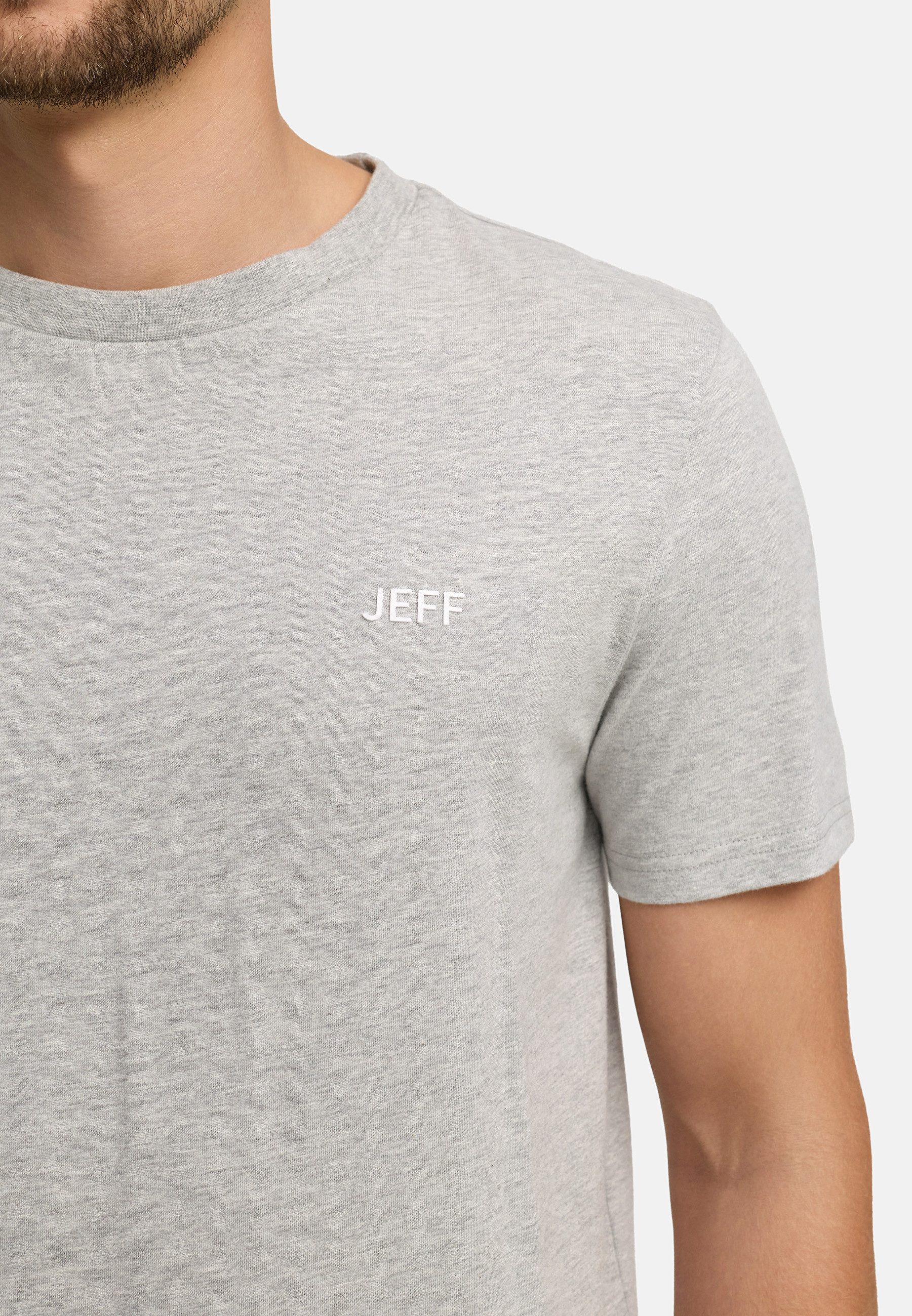 Jeff T-Shirt Herren JFCayson Shirt Tee Herrenshirt aus Baumwolle mit Logo-Detail