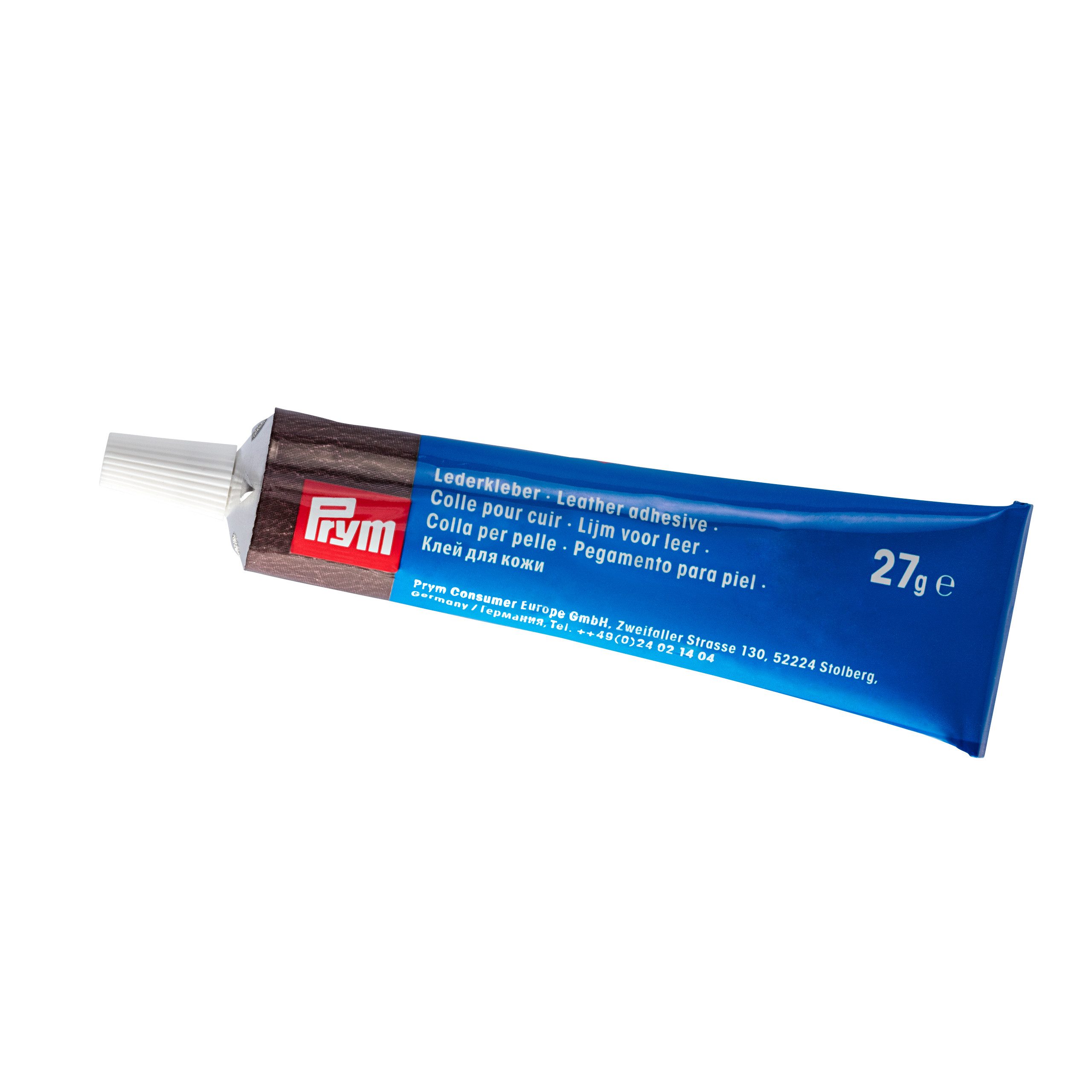 Prym Bastelkleber Lederkleber inklusive Gebrauchsanleitung, 27 g