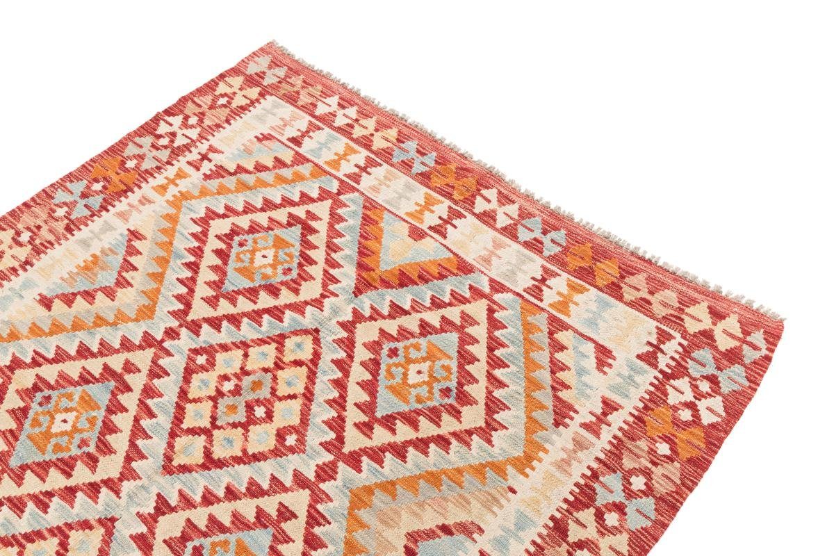 Orientteppich Kelim Afghan 146x199 Handgewebter Nain rechteckig, 3 mm Höhe: Trading, Orientteppich