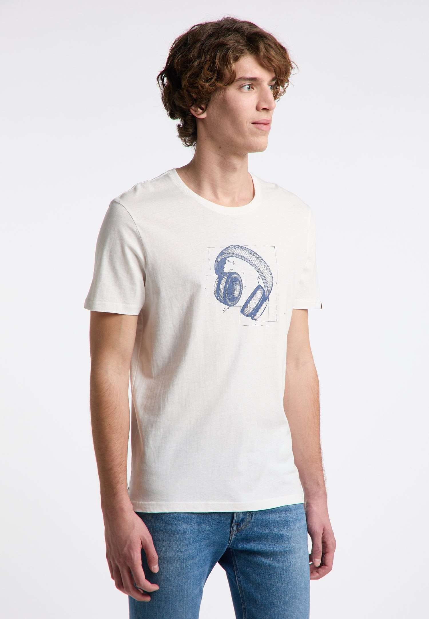 Ragwear & T-Shirt Mode Nachhaltige Vegane REMAKE PHARELLO White