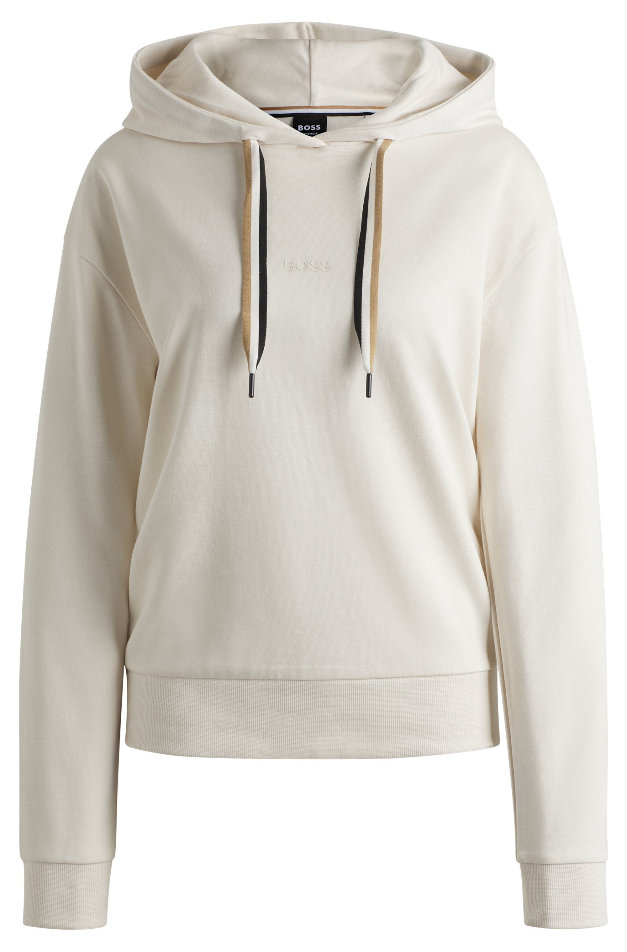 BOSS Hoodie CP Stripe Hoodie mit kontrastfarbener Kordel