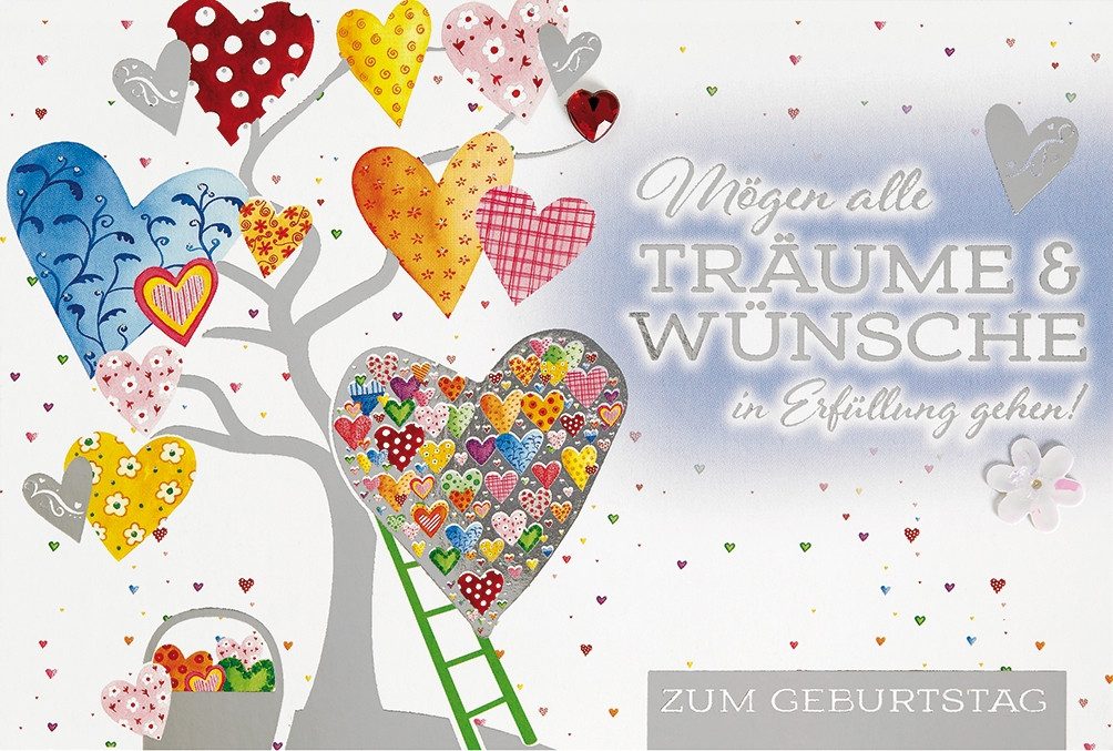 Grußkarten Geburtstag - PopUp-Card - Klappkarte mit 3D-Innenleben - Grußkarte