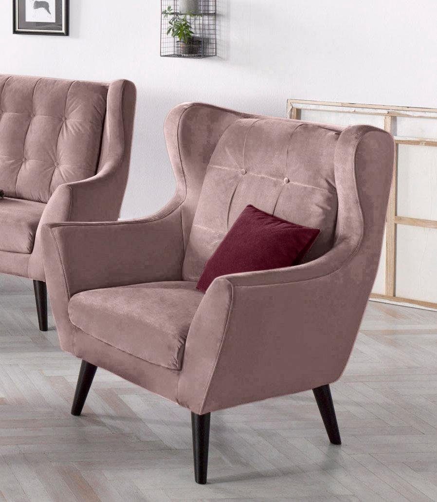 andas Ohrensessel Hemmink, Sessel, Loungesessel, mit günstig online kaufen